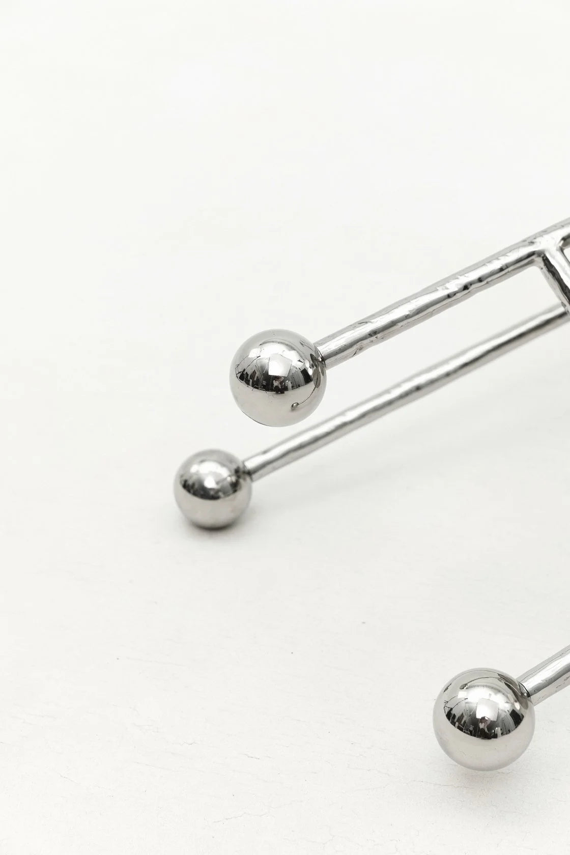 Liquid Side Table Stainless Steel — lifestyle setting