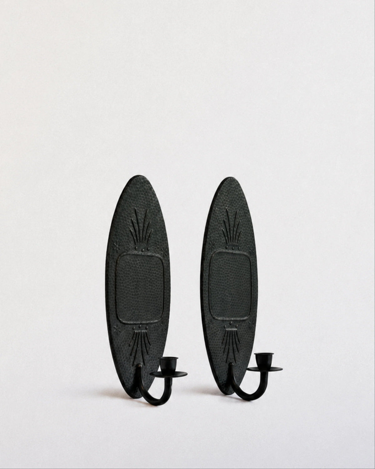 Hammered Wall Candleholders by of matter | The Oblist