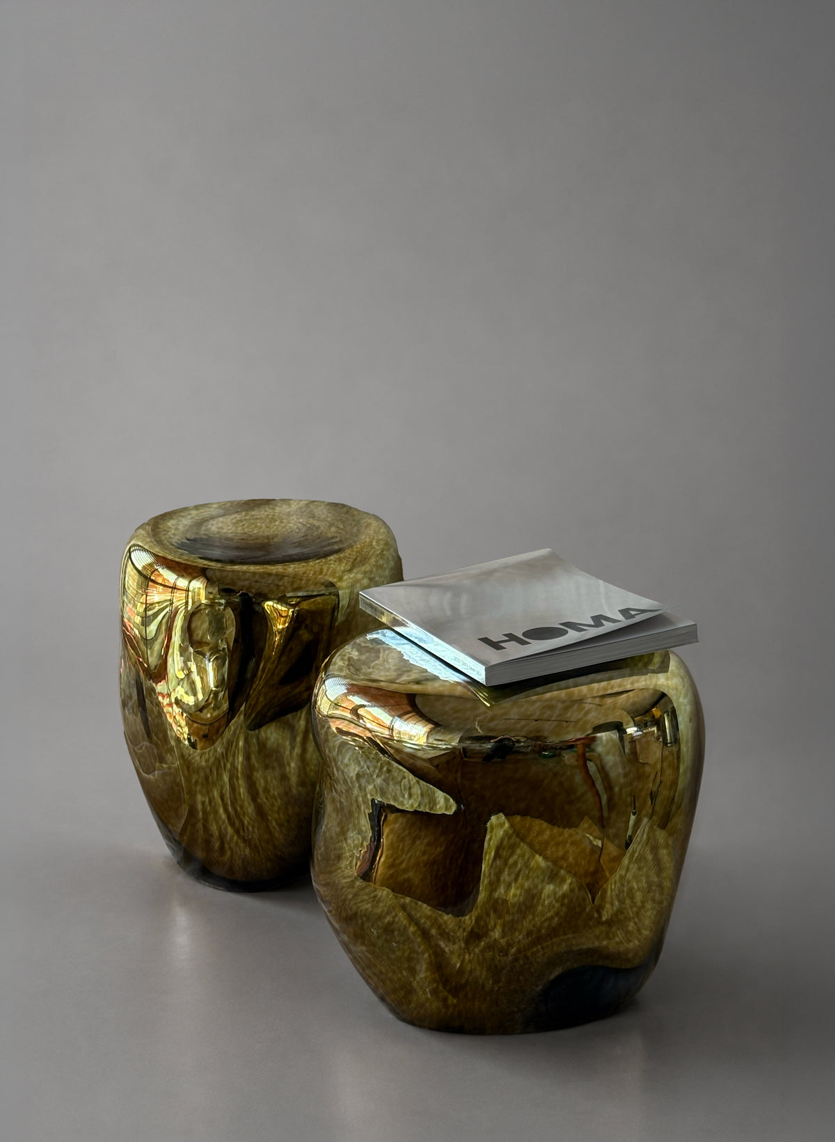 Wave Stool / Side Table Collection — detail view