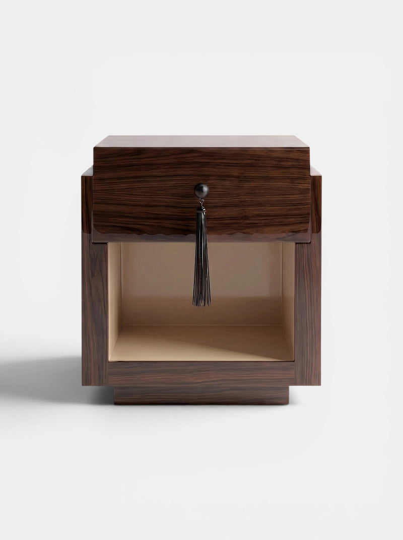 Leo Glossy Wood And Off-white by Marbera | The Oblist