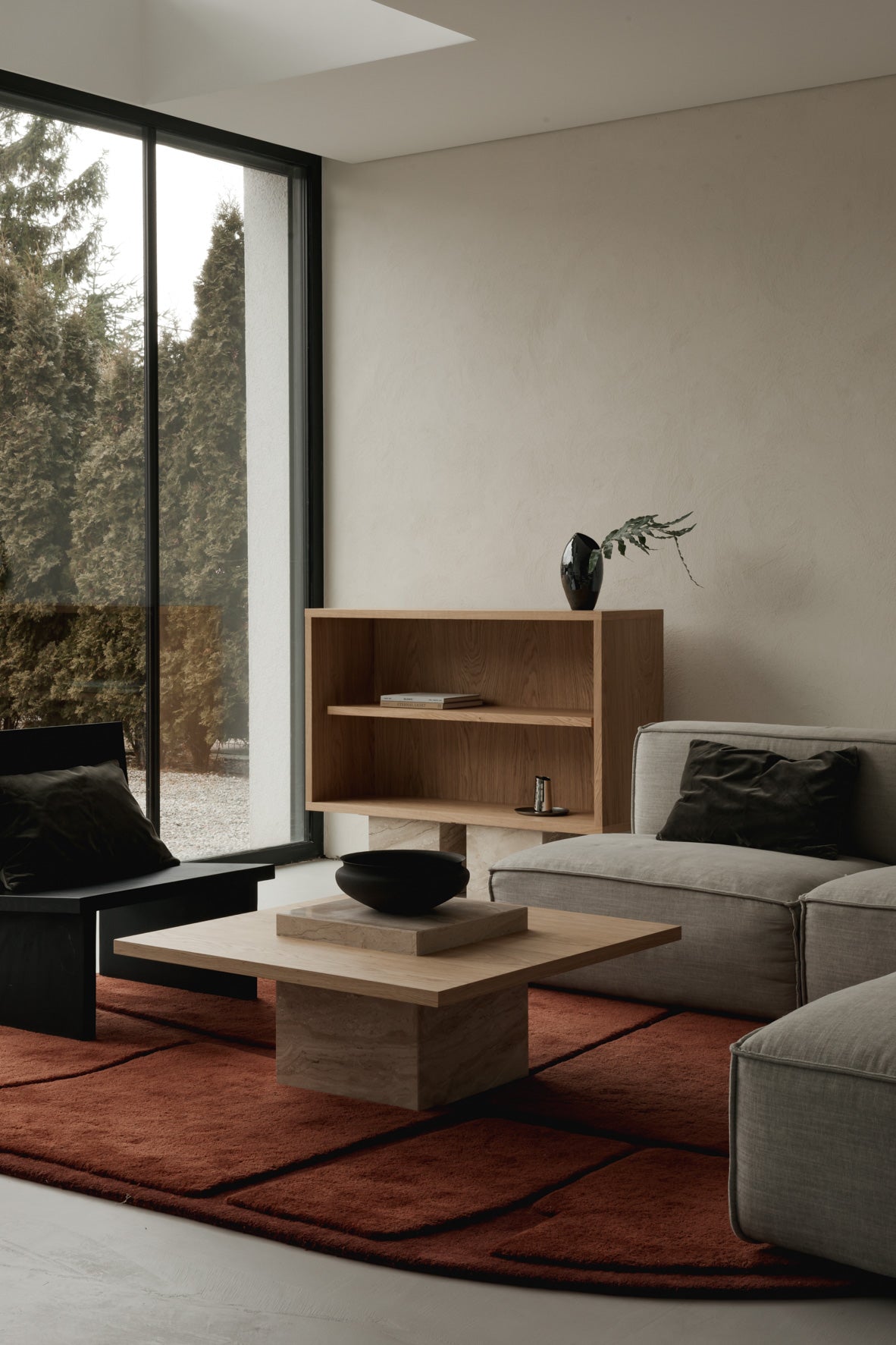 Contemporary BLOCK Coffee Table — detail view
