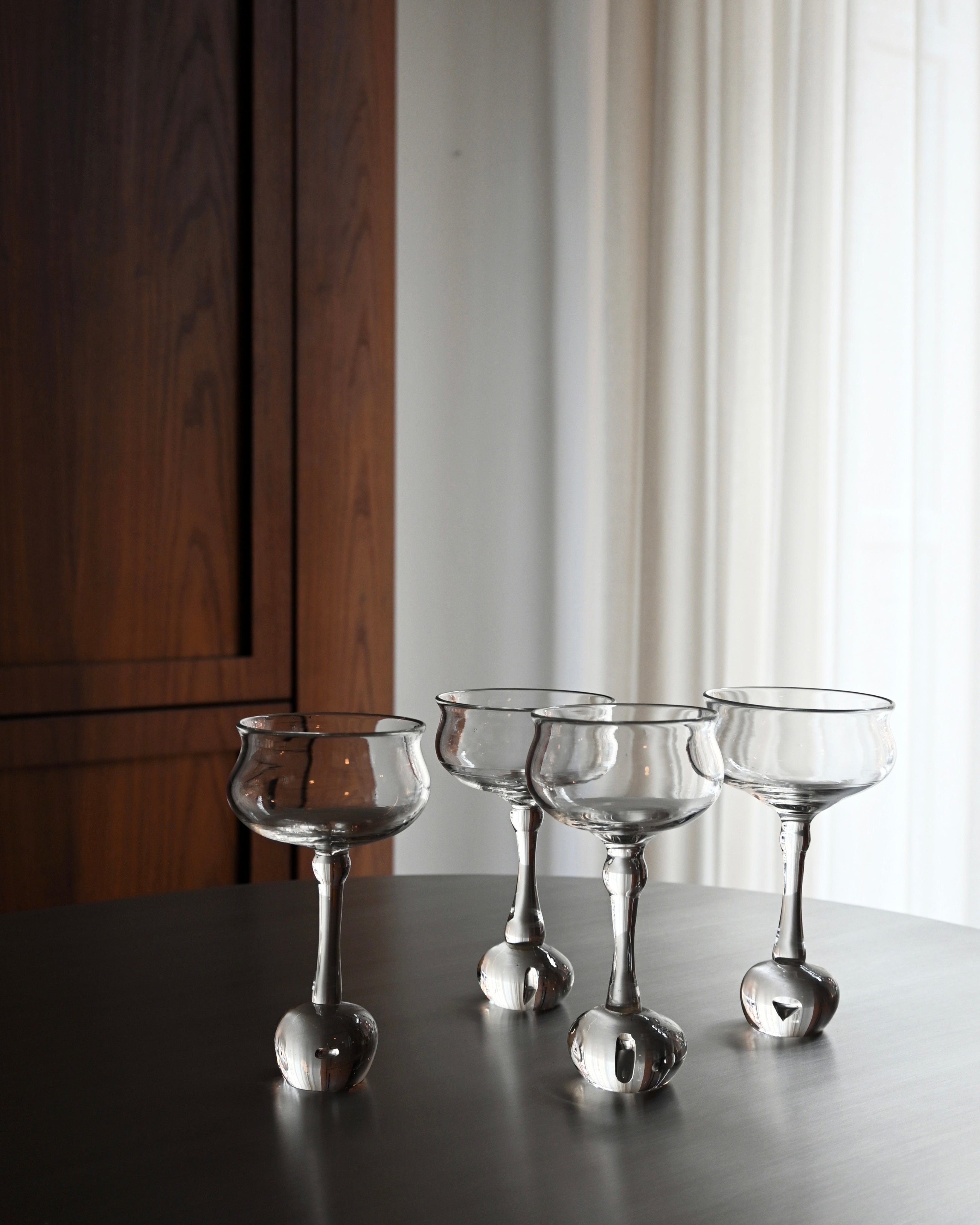 EDEN Wine Glass - Set of 2 by Caia Leifsdotter | The Oblist — clear glass, modern design