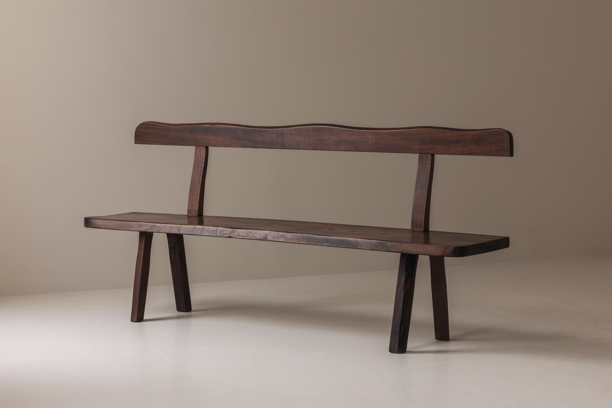 Sculptural Bench by Olavi Hanninen for Aranjou, France 1950s