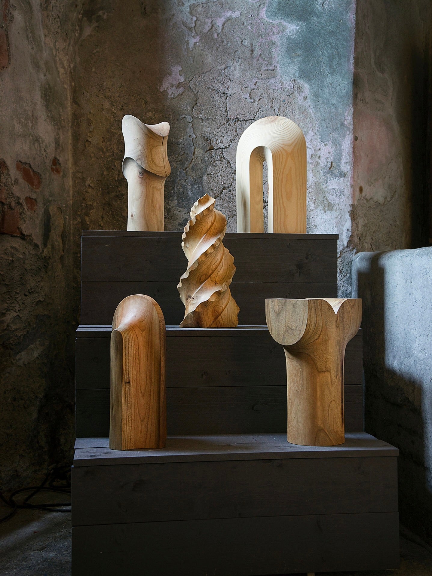 Sculpture from Wood Washed Out by the Sea — detail view