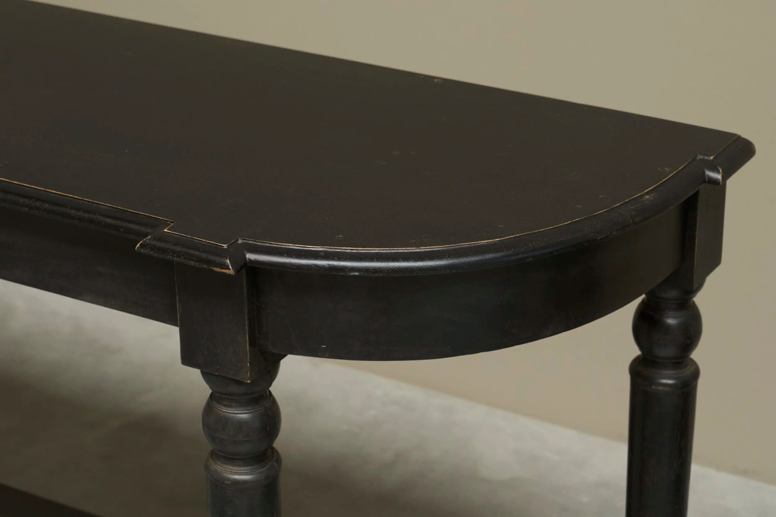 Pair of Ebonized Console Tables Early 19th Century — additional view