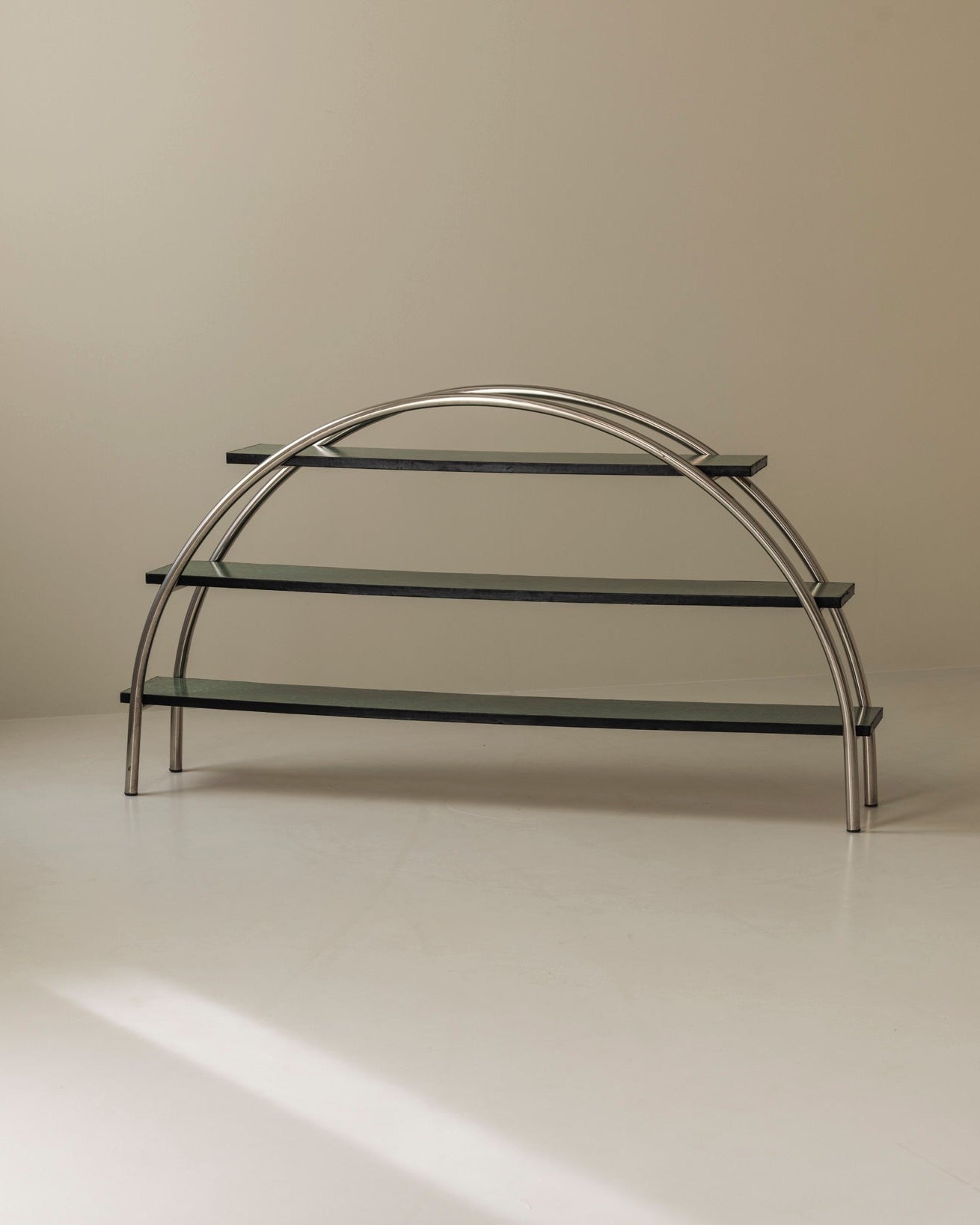 Modernist Vintage Shelving Unit, France, 1970s — detail view
