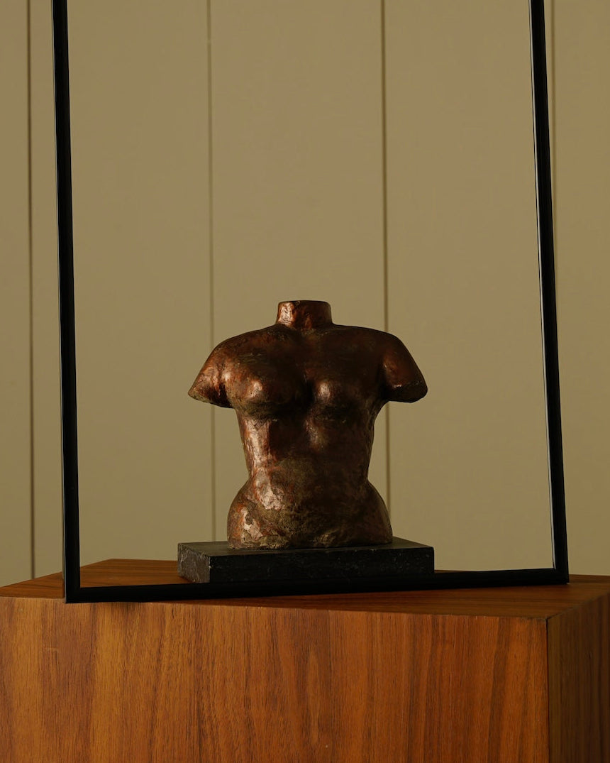 Patinated Torso sculpture by Les Objets Amsterdam | The Oblist