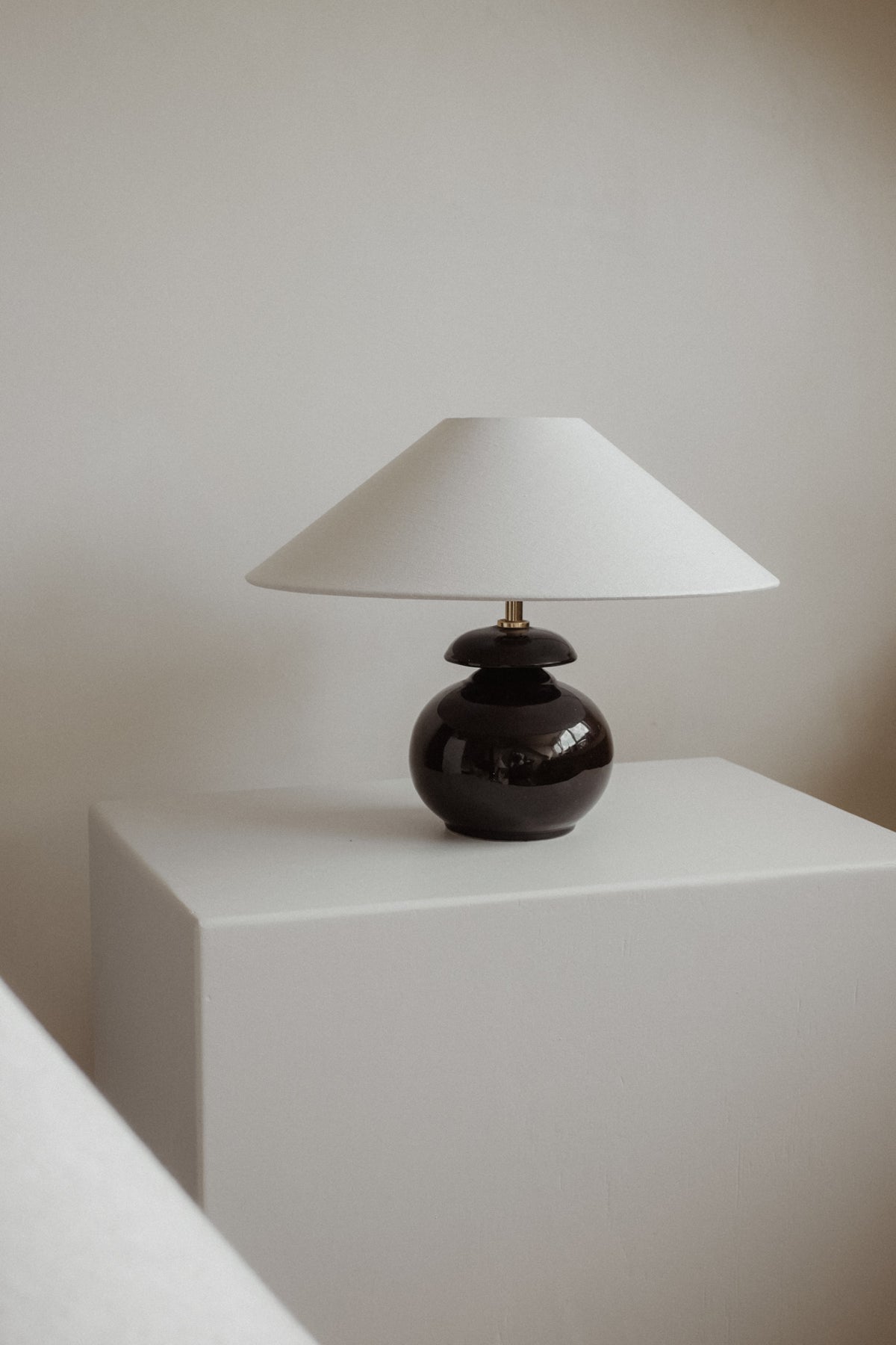 The Eclipse Ceramic Table Lamp — alternate view
