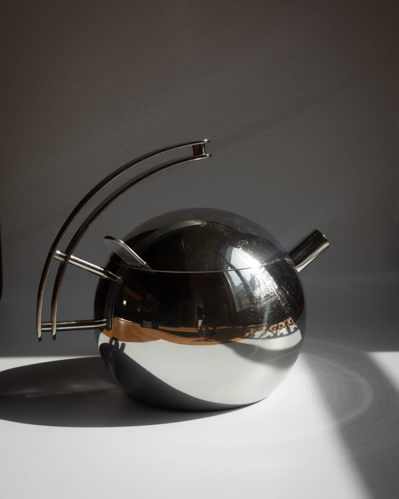 Stella Collection "Galaxy" Teapot by Marina Sgarbi - Italy, c. 1980s — close-up