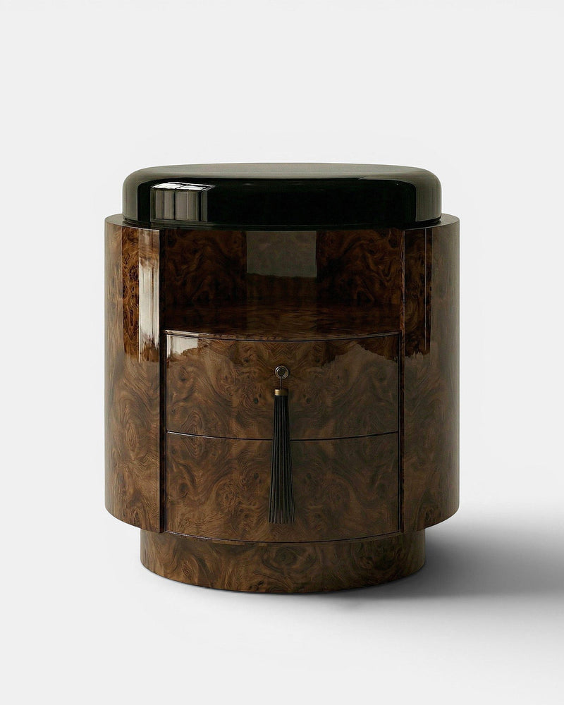 Pompon Dark Burl Wood And Black by Marbera | The Oblist