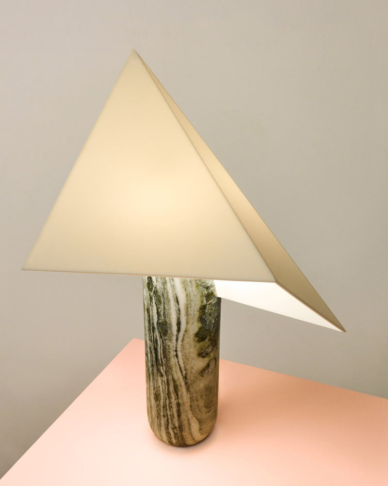 ACME Green Marble table light by Mariza Galani | The Oblist