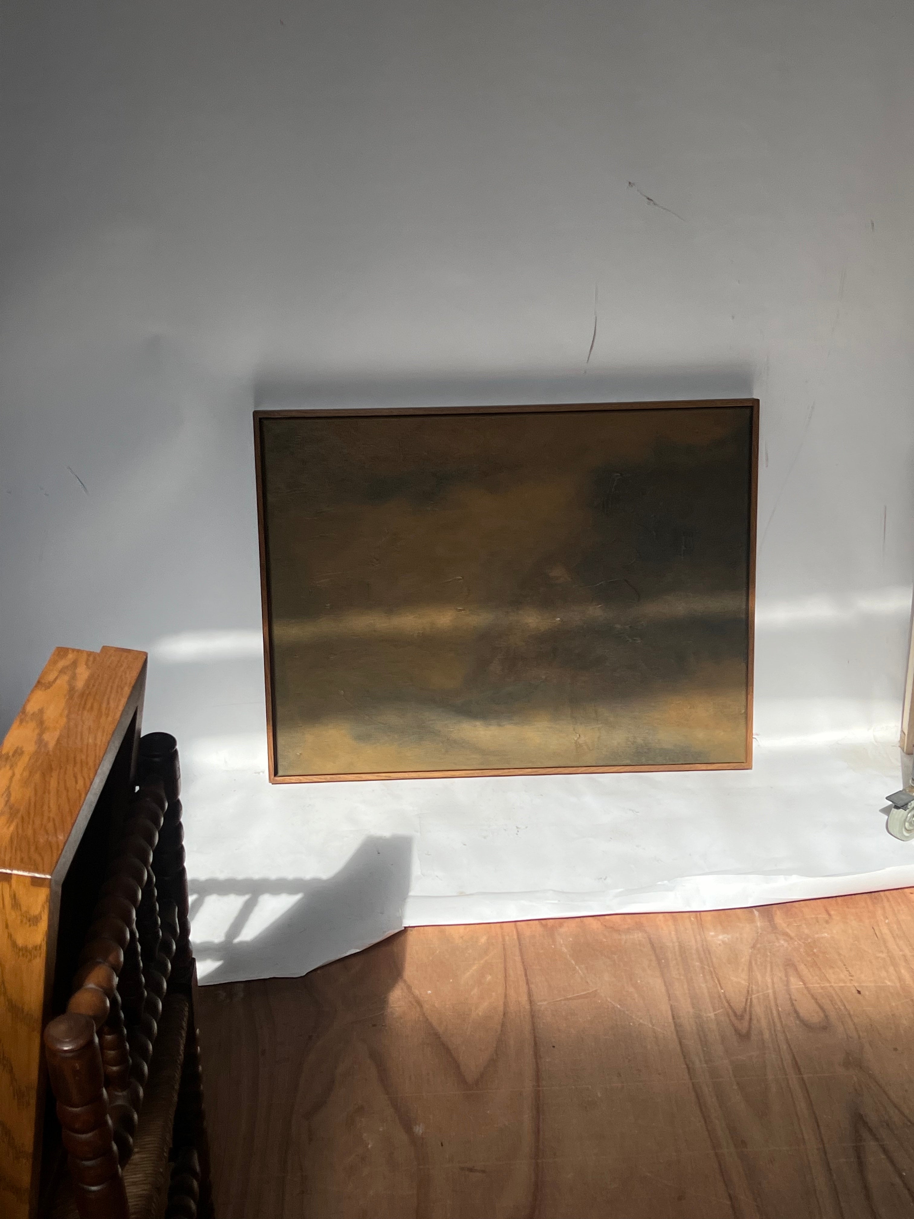 Evening Light (2025) - Oil Painting by Aimée Adriaansen — side angle
