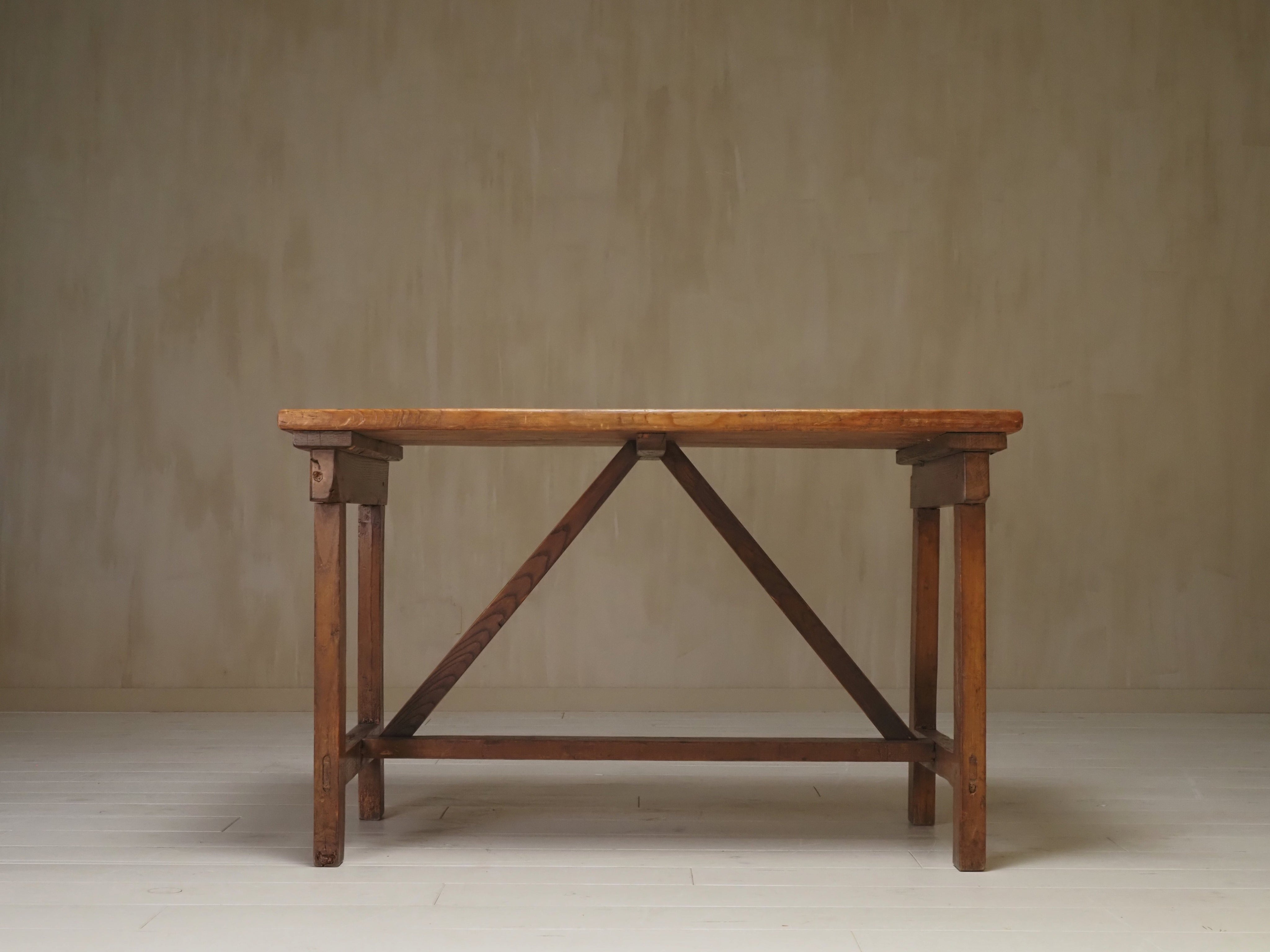 Italian Work Table — side angle