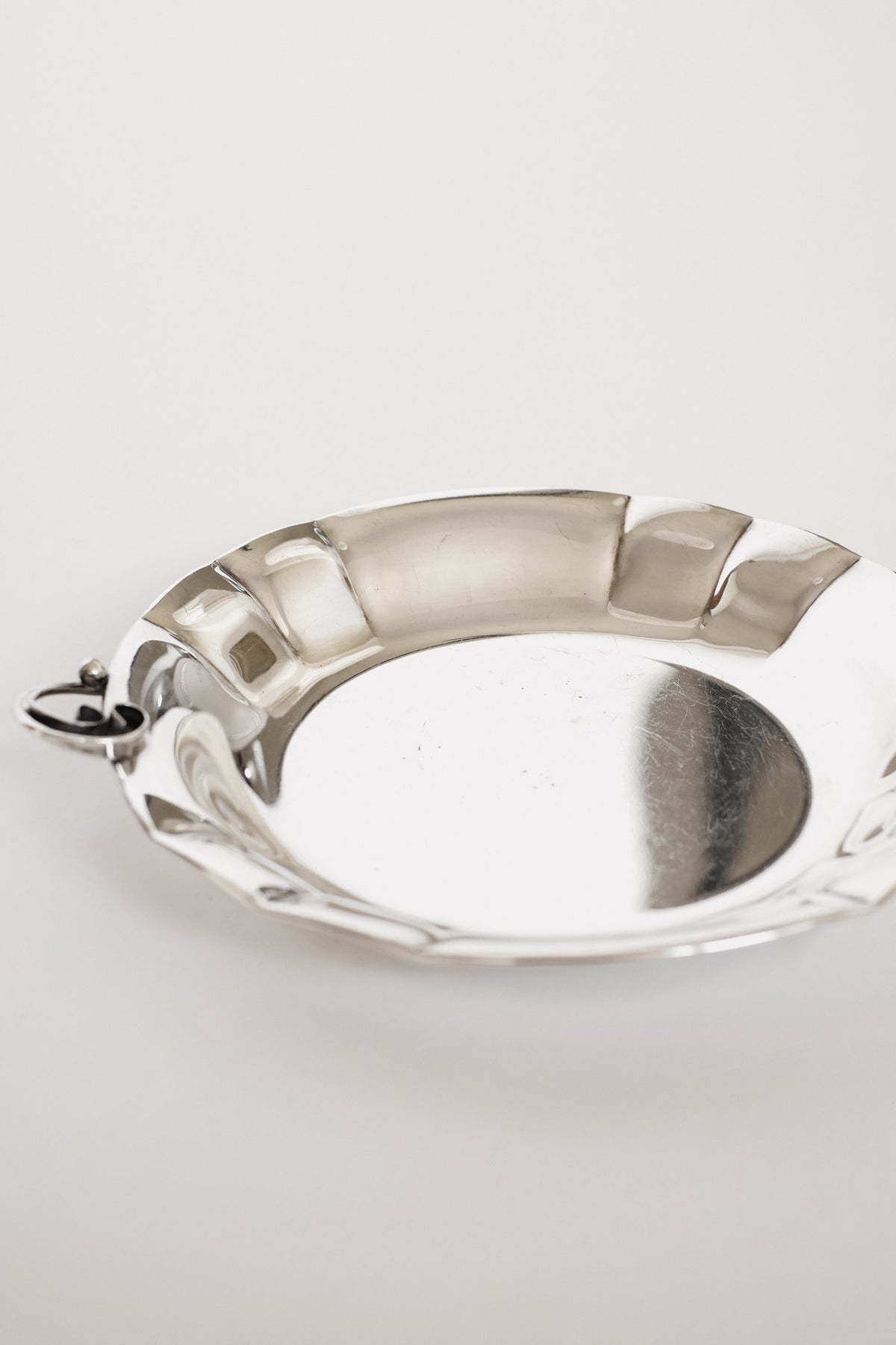Vintage Danish Silver-Plated Serving Dish — view 9