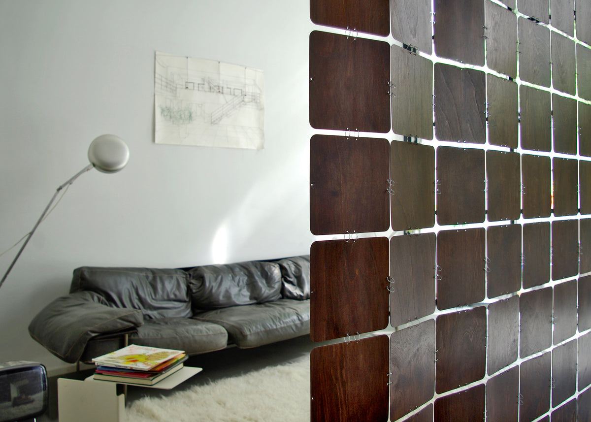 Nolastar_wood – Room Divider And Curtain — detail view