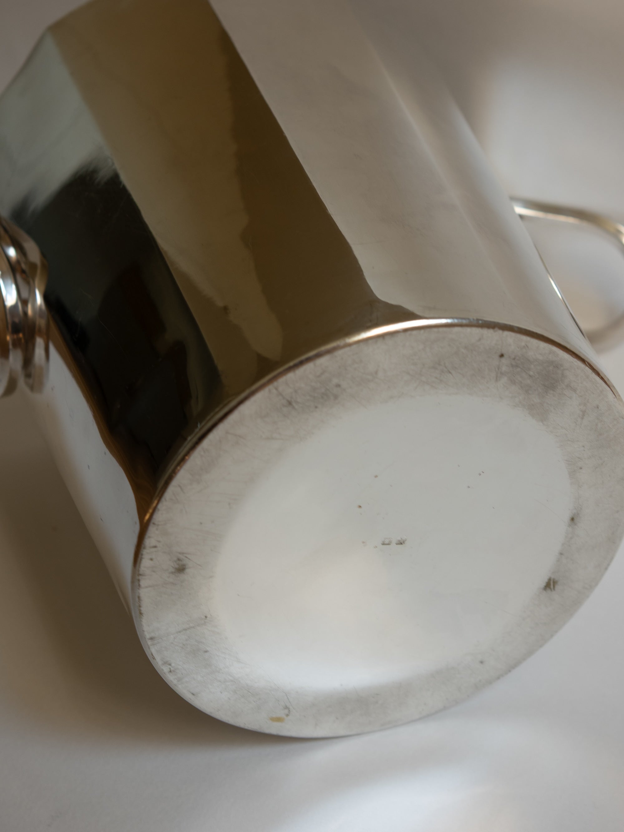 Deschamps Frères French Art Deco Silver-Plated Champagne Bucket, c. 1930s — lifestyle setting