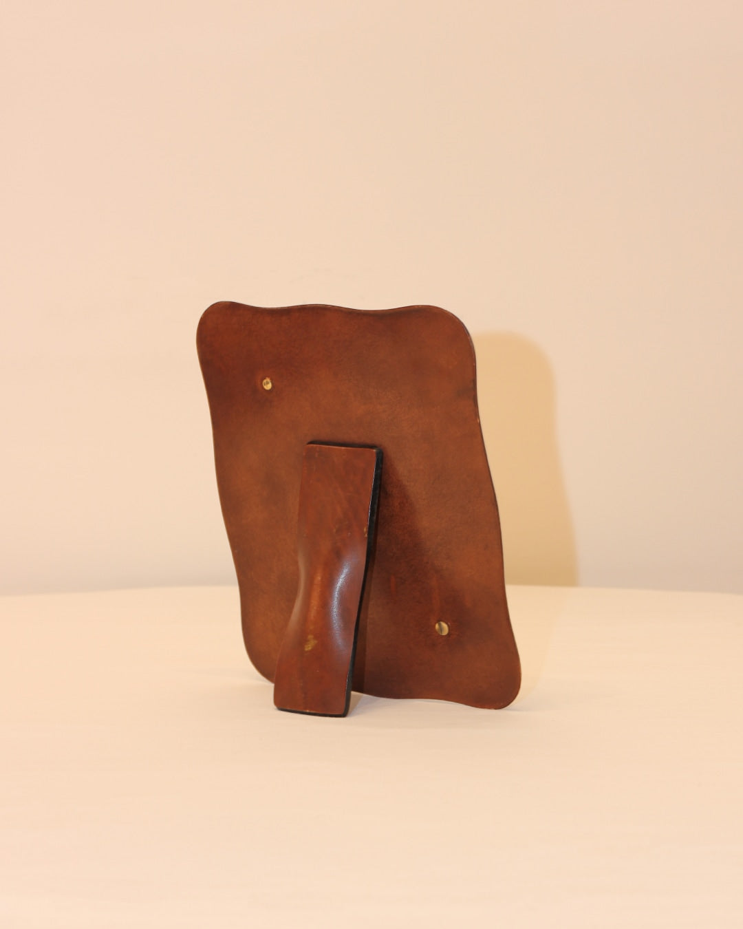 Leather Photo Frame — side angle