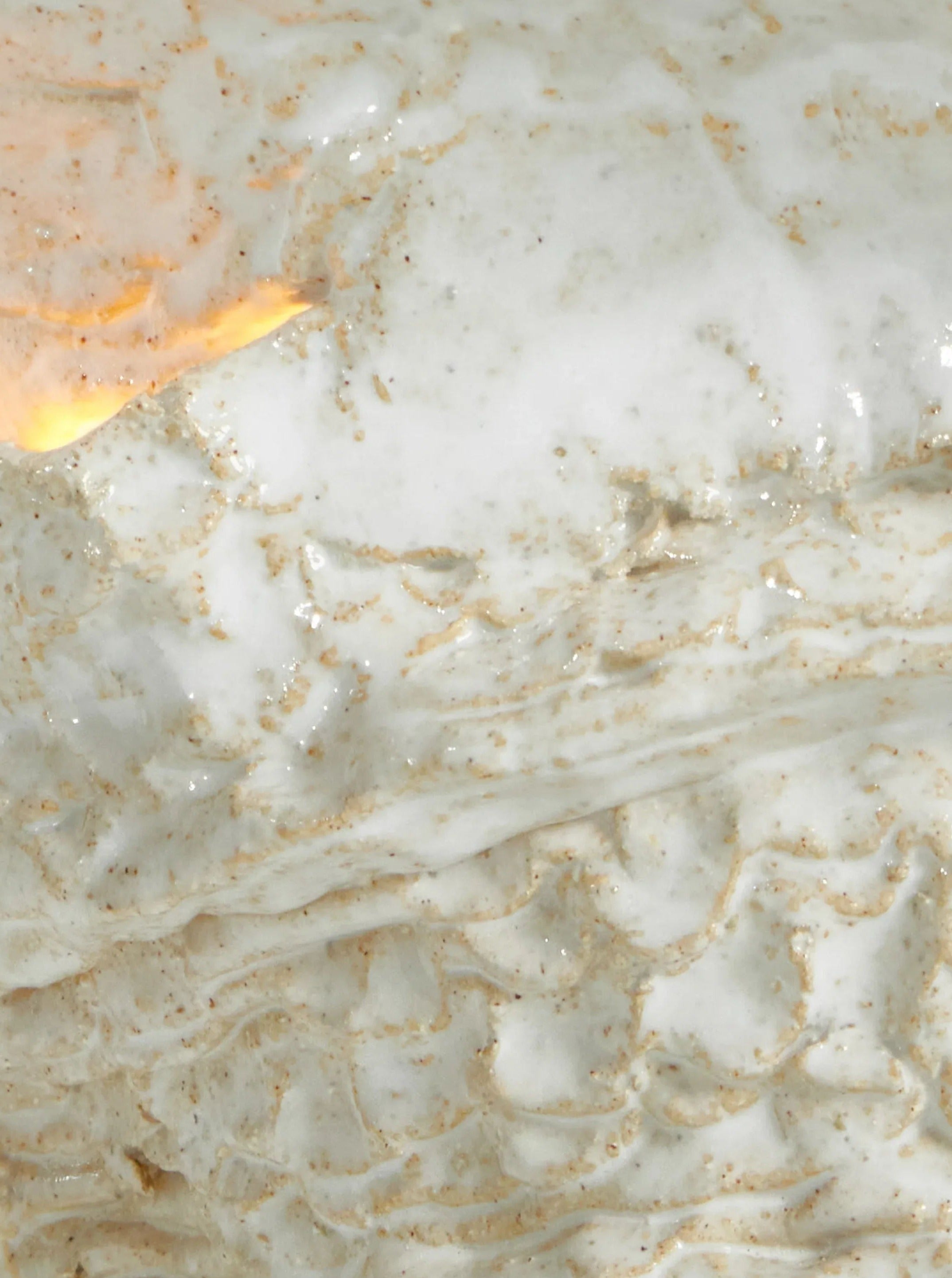 Casa Wall Light No6 — close-up of textured ceramic surface