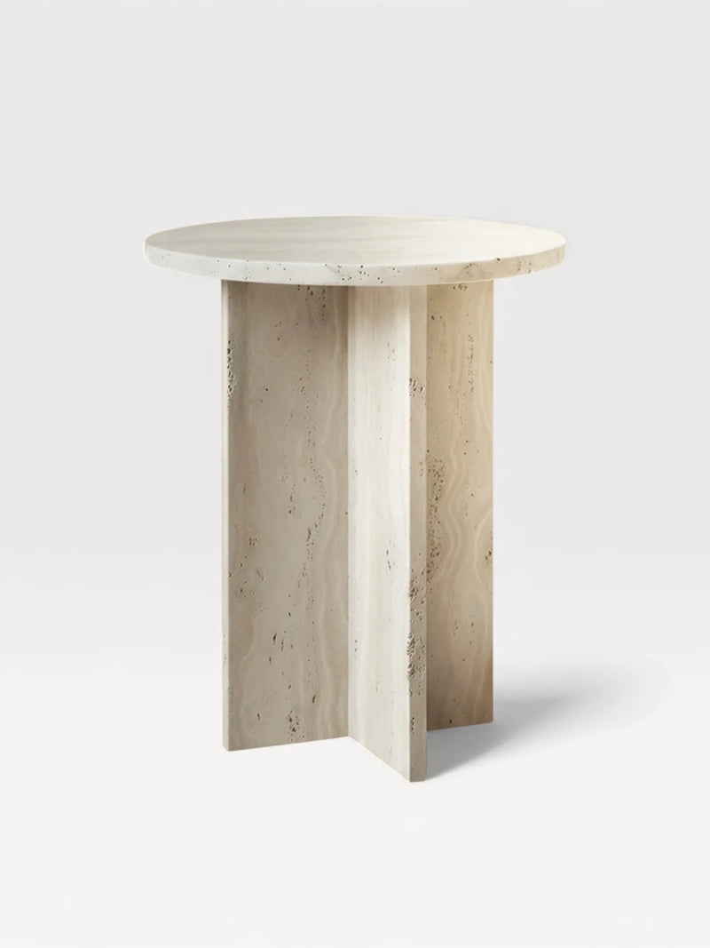 Rosie Travertine - Marble Coffee Table by Marbera | The Oblist