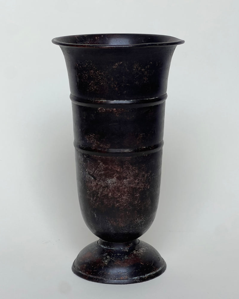 Tall Bronze Vintage Vase 1900s by Manushi | The Oblist