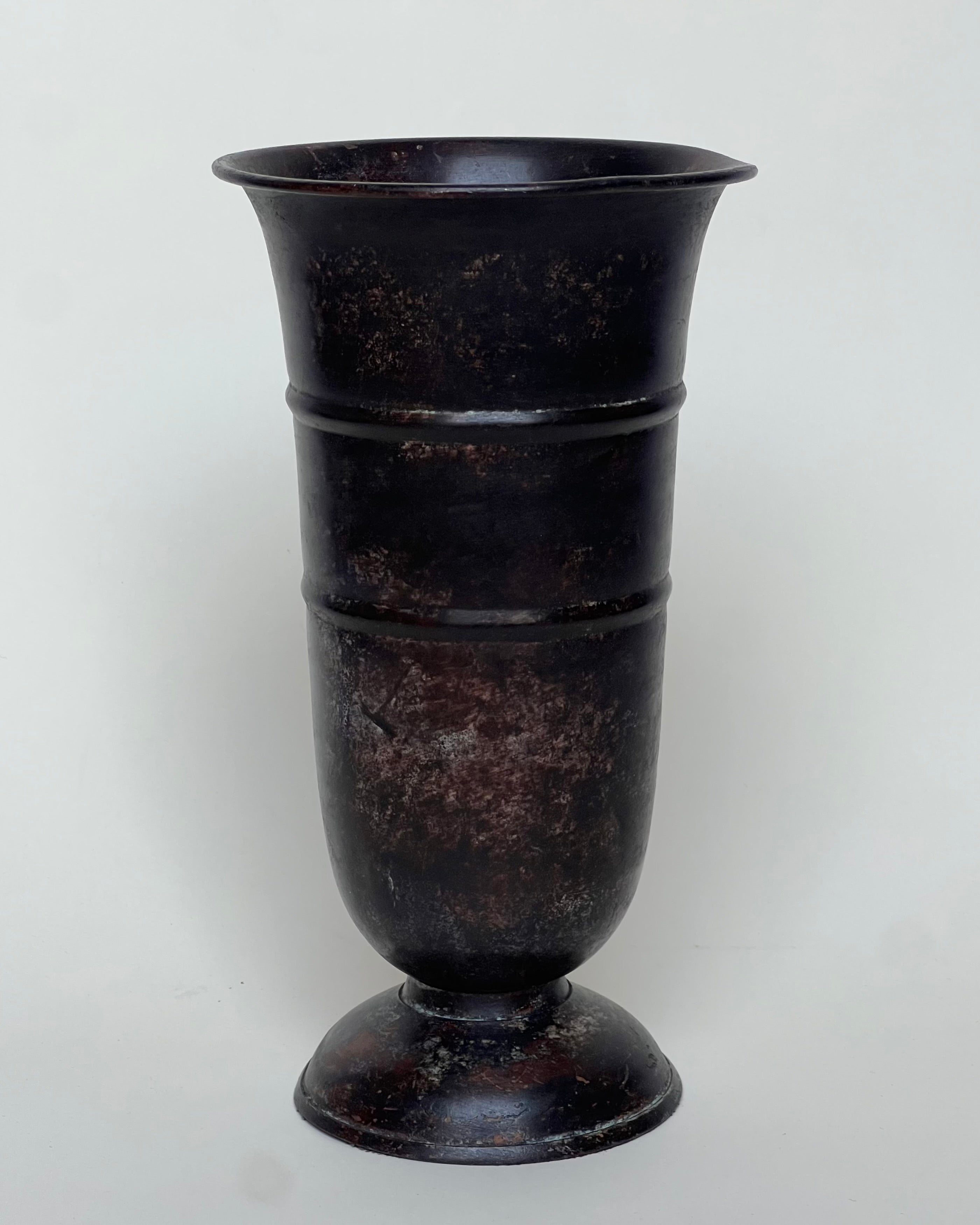 Tall Bronze Vintage Vase 1900s by Manushi | The Oblist