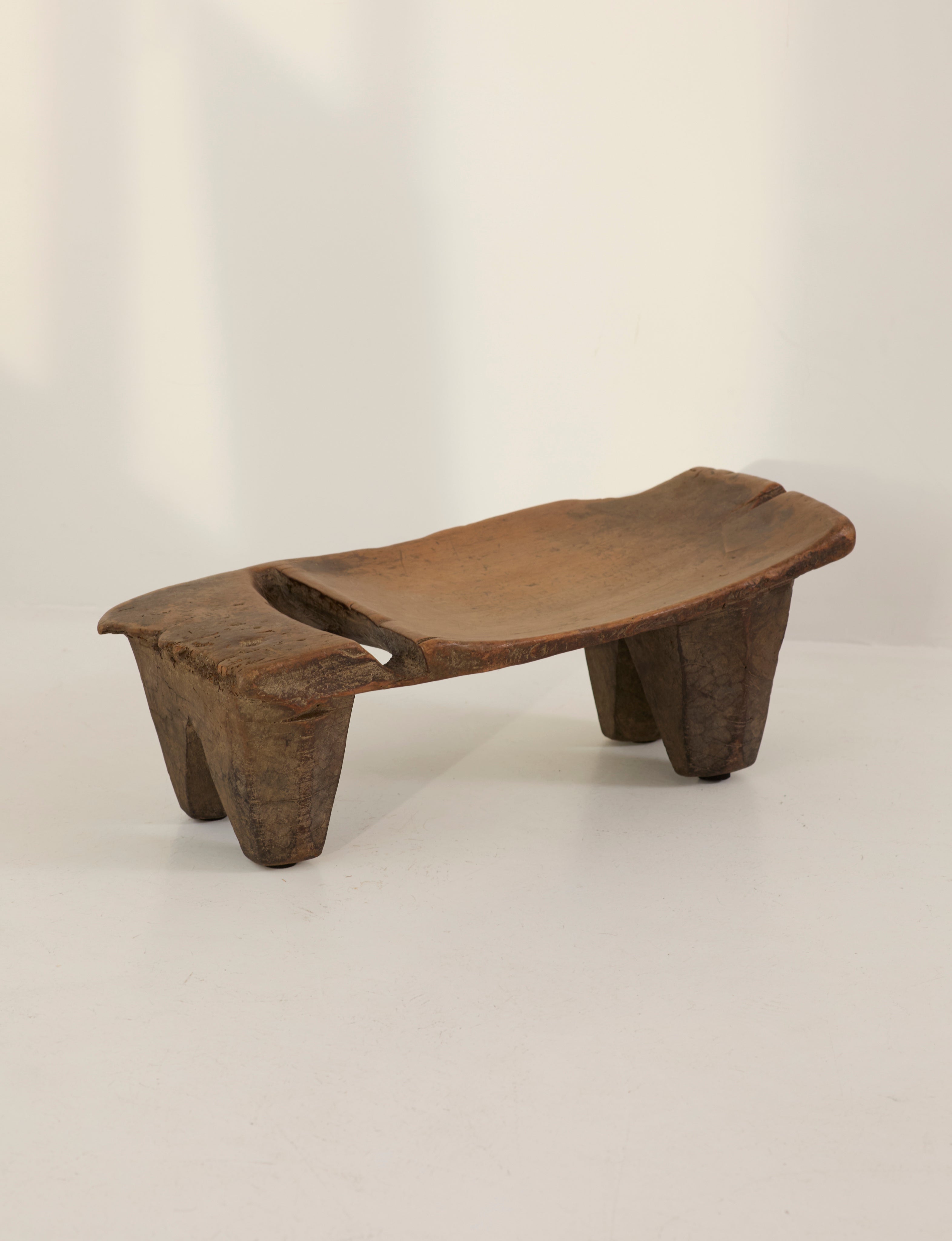 Mid-Century African Senufo Stool in Solid Wood by DIG IN JAPAN | The Oblist — handcrafted natural wood