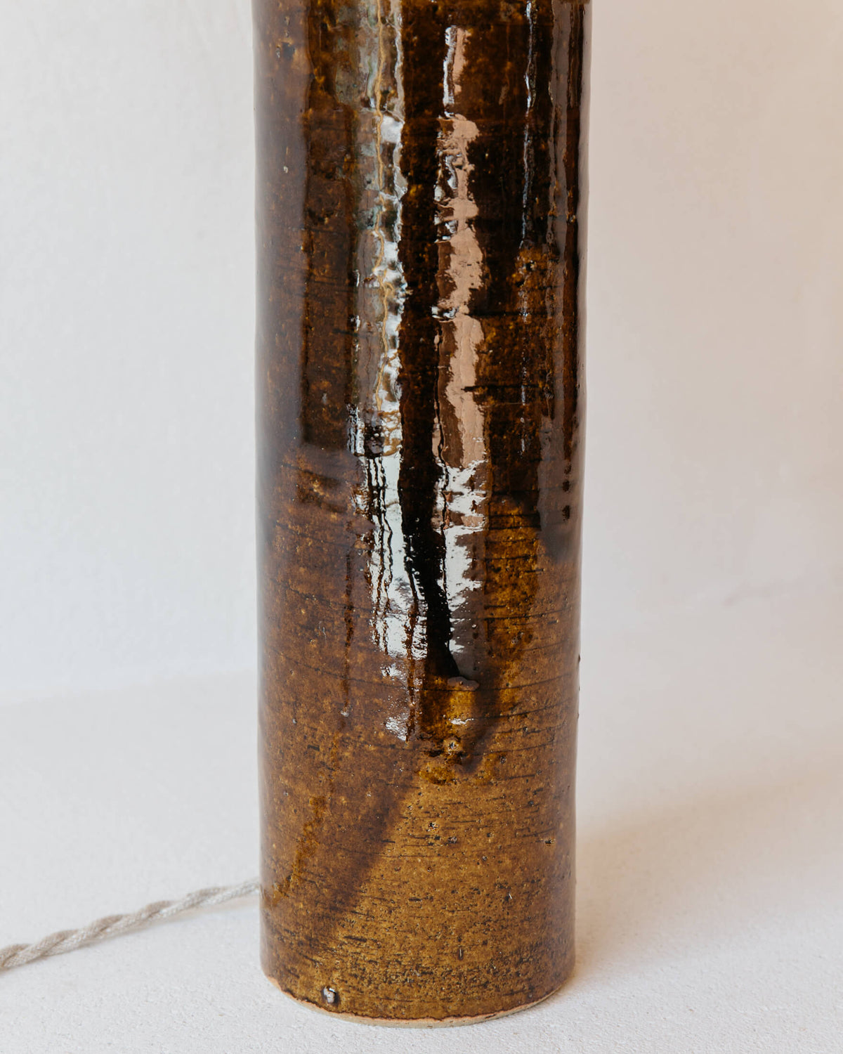Contemporary Table Lamps in Ceramic "Terre" — side angle