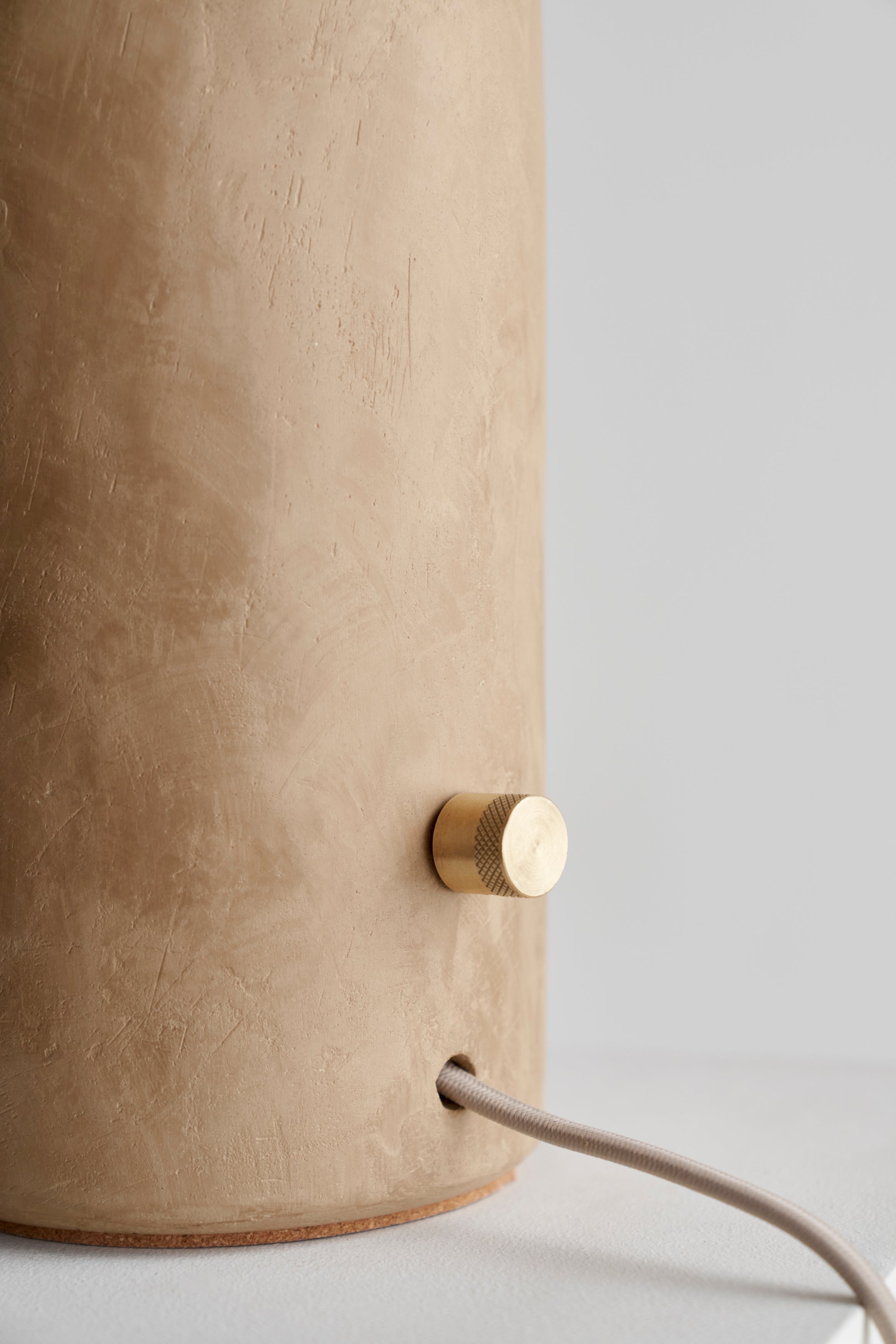 Lime Plaster Tera Lamp — lifestyle setting