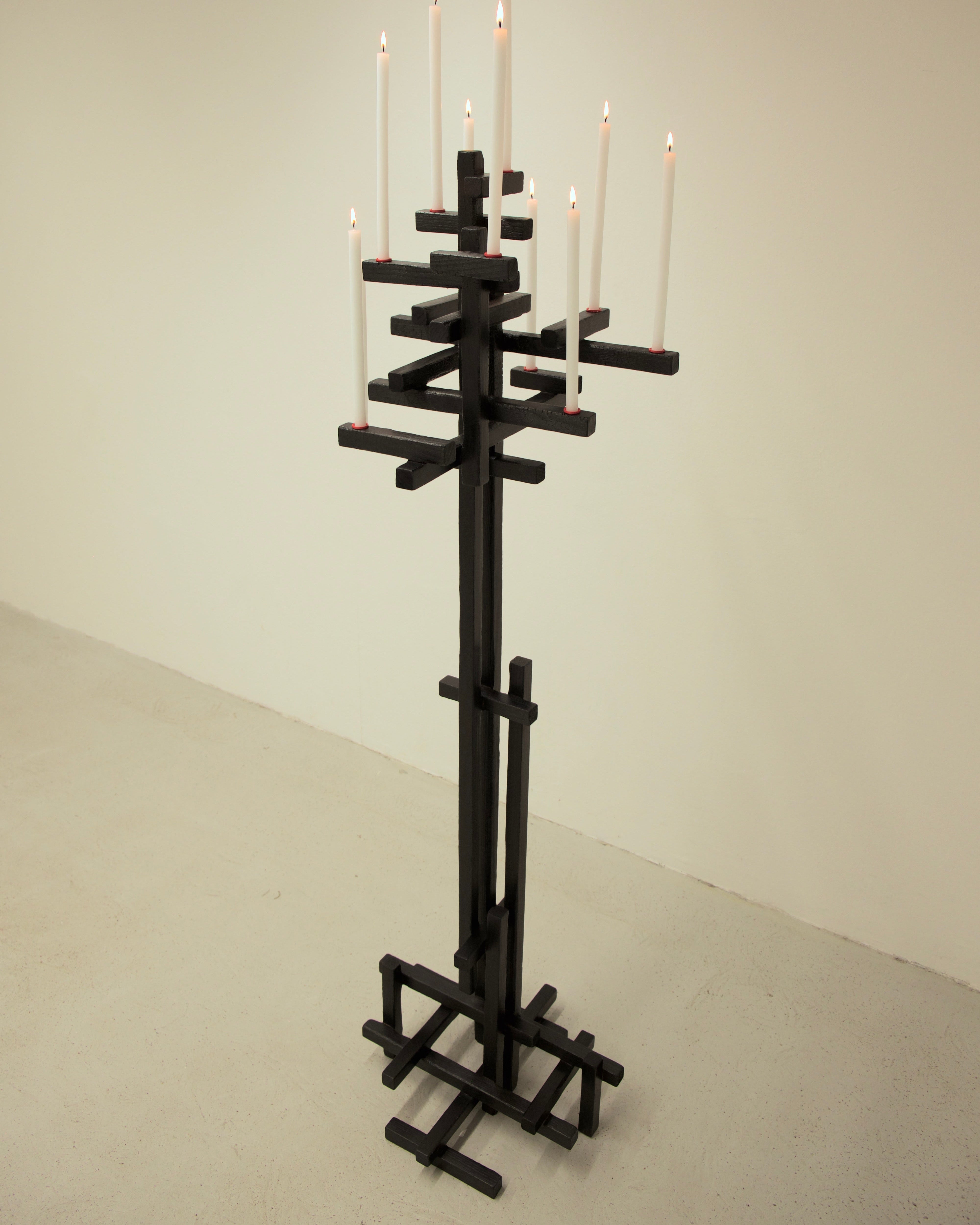 'TETRIS CANDELABRUM' Candleholder