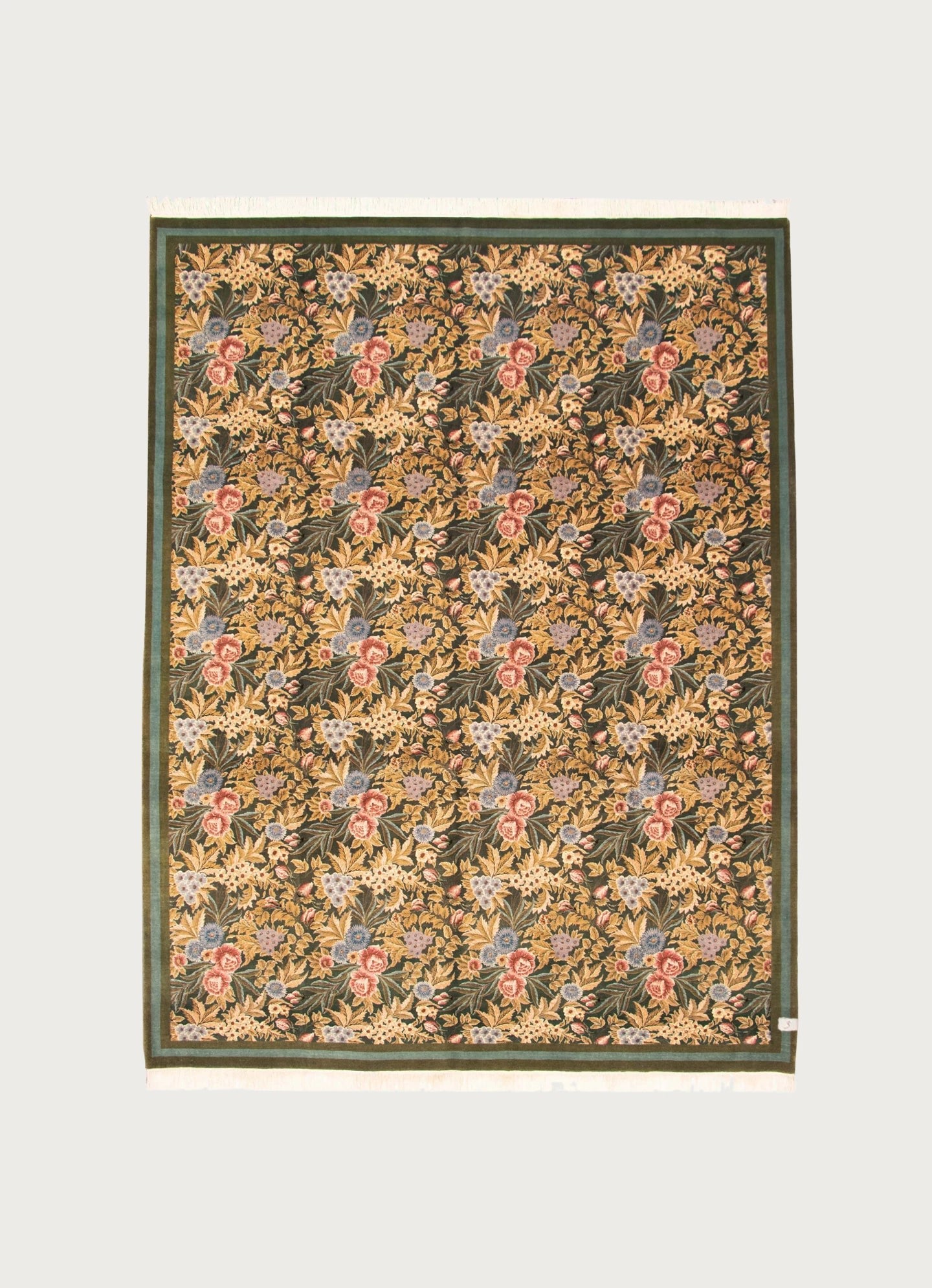 Morris Rug in Nazm 274 x 369 cm by catalog:three | The Oblist — floral pattern, wool material