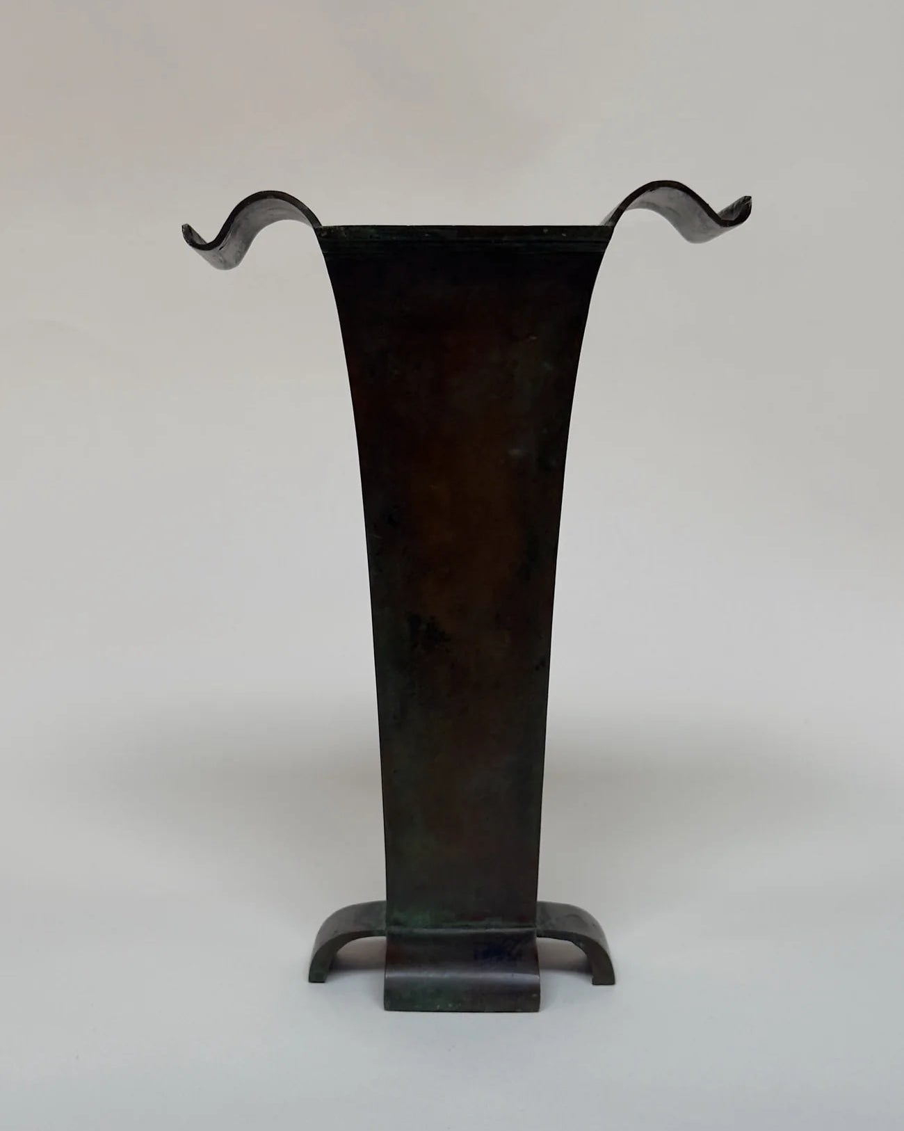 Vase Bronze Swedish Grace par Bäckströms, années 1920/30
