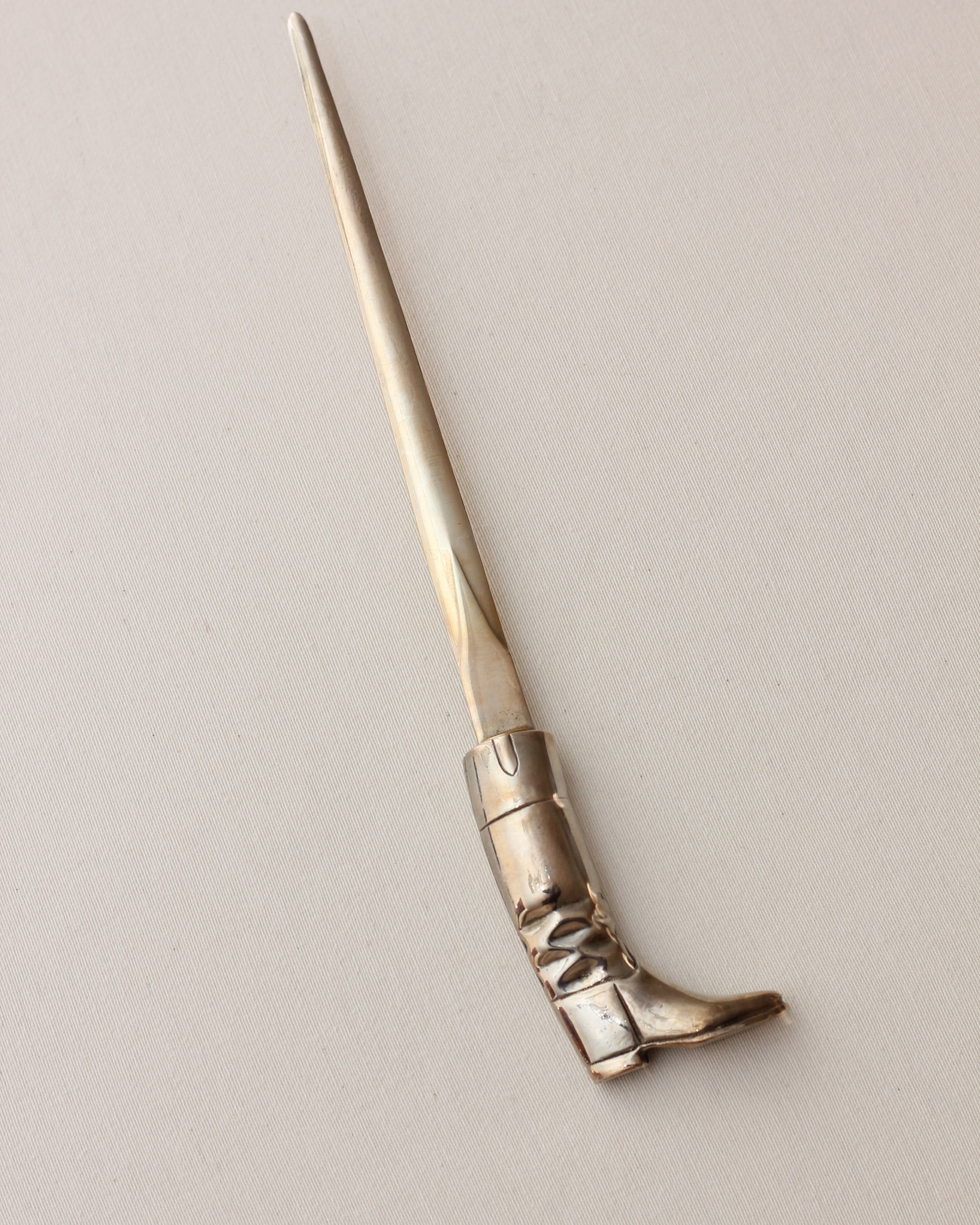 Silver Letter Opener — detail view