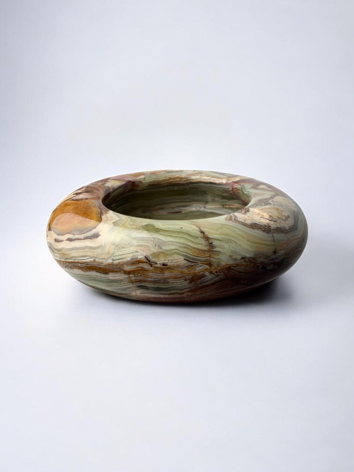 Mid-Century Onyx Catchall Ashtray, Italy, 1970 by Malamar Studio | The Oblist