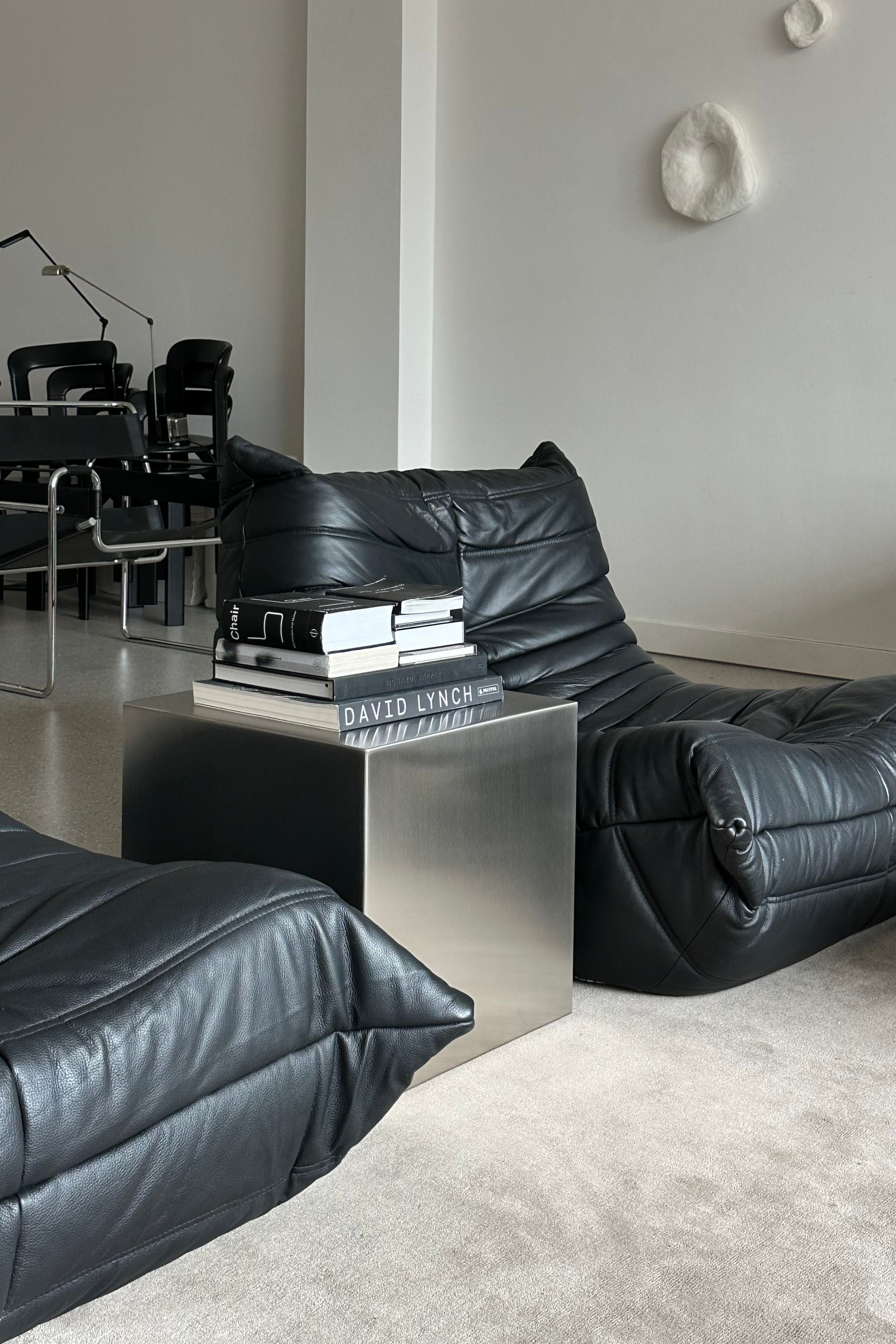 'NOSTALGIA' stainless steel cube