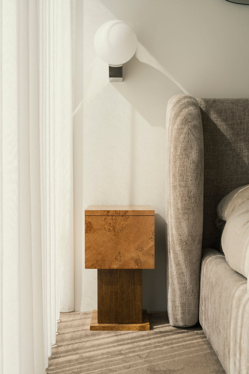 'Bohult Uno' Bedside Table — detail view