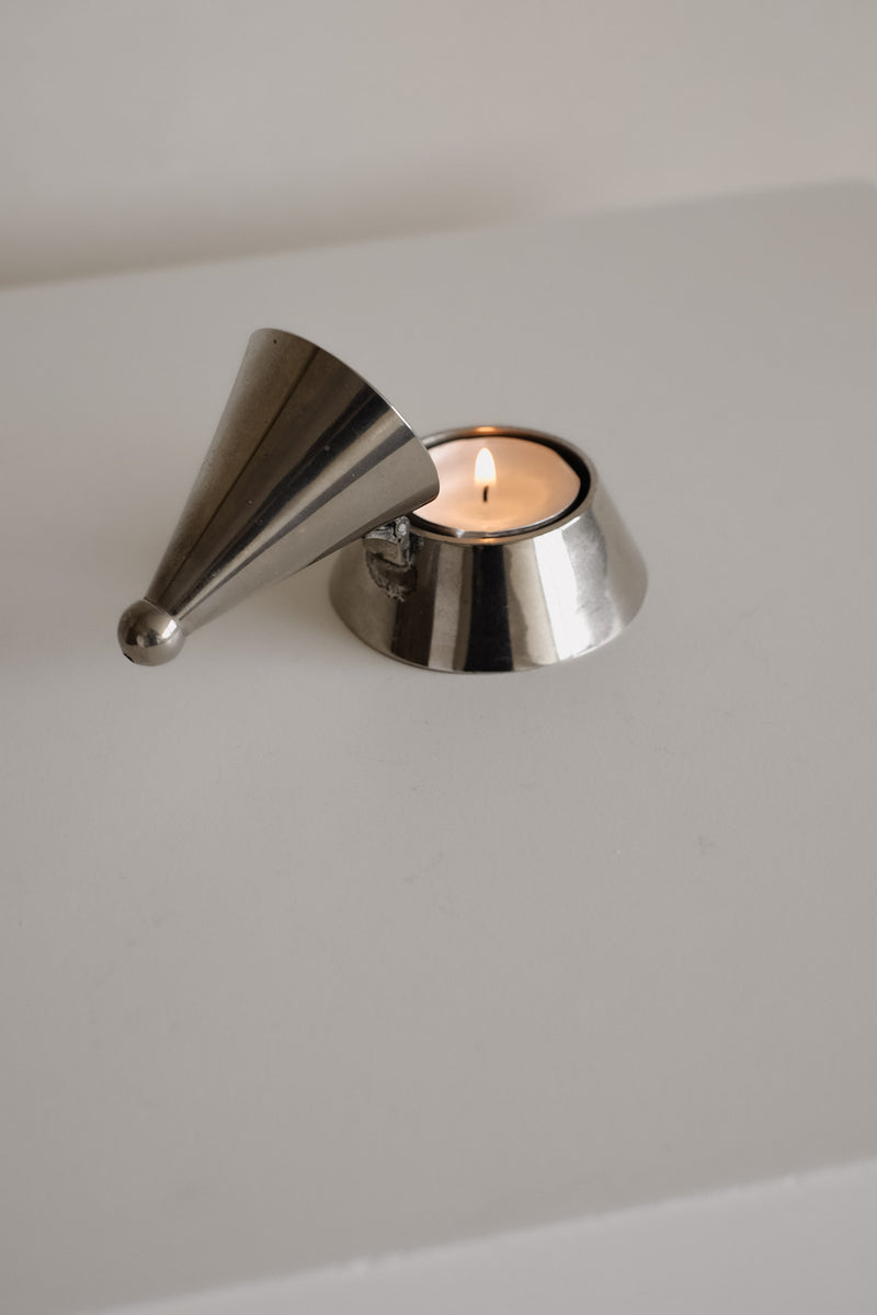 Stainless Steel Tealight Holder  by septembre studios | The Oblist