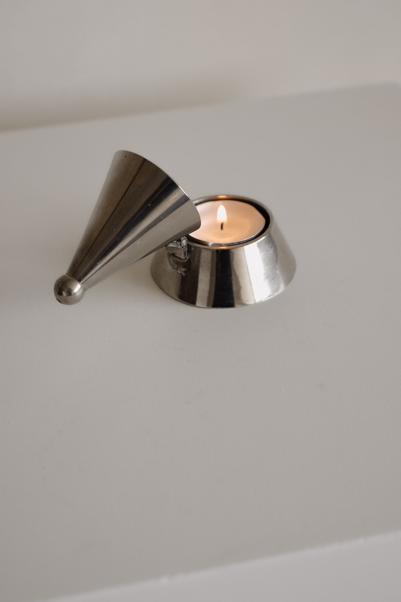 Stainless Steel Tealight Holder  by septembre studios | The Oblist