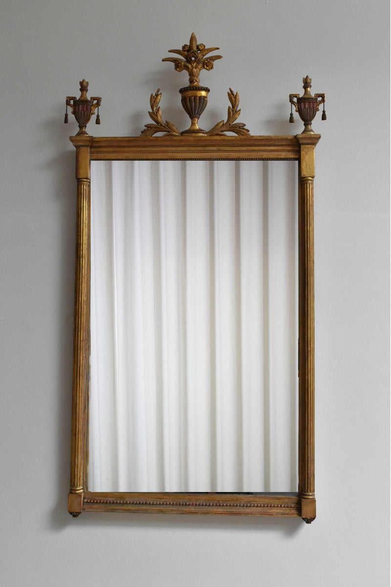 Directoire Style Gilded Wooden Mirror, 1910s by Barracuda Interiors | The Oblist — gilded wood, vintage design