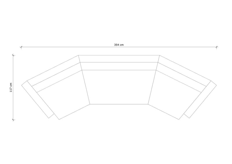 FORSEN SOFA, FOUR SEATER — detail view