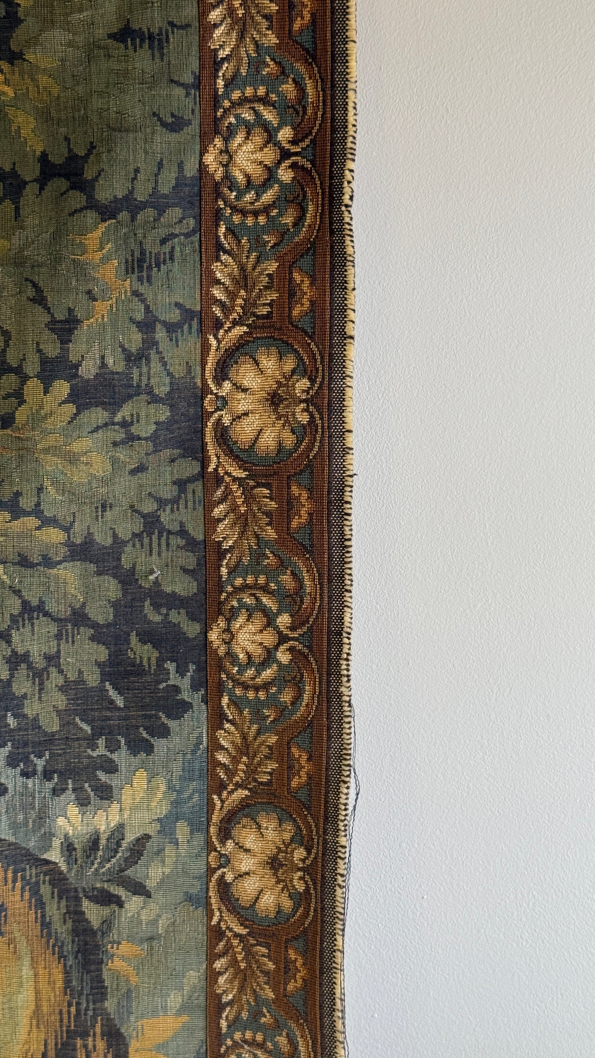 20th-Century Verdure Tapestry — alternate view