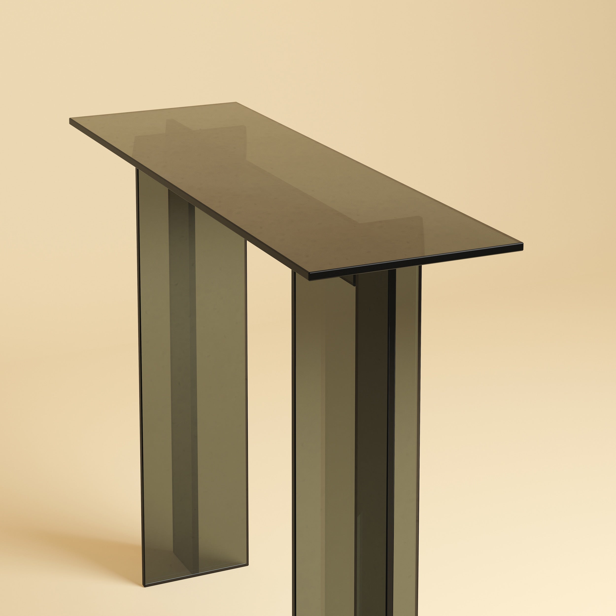 Glass Console Table - NAZ Series — alternate view