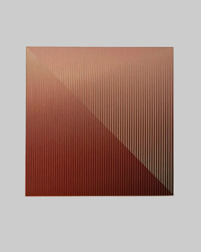 Sculpture in Aluminium - OSMOSE 24,7 by Paul Gallaud Studio | The Oblist — modern copper finish