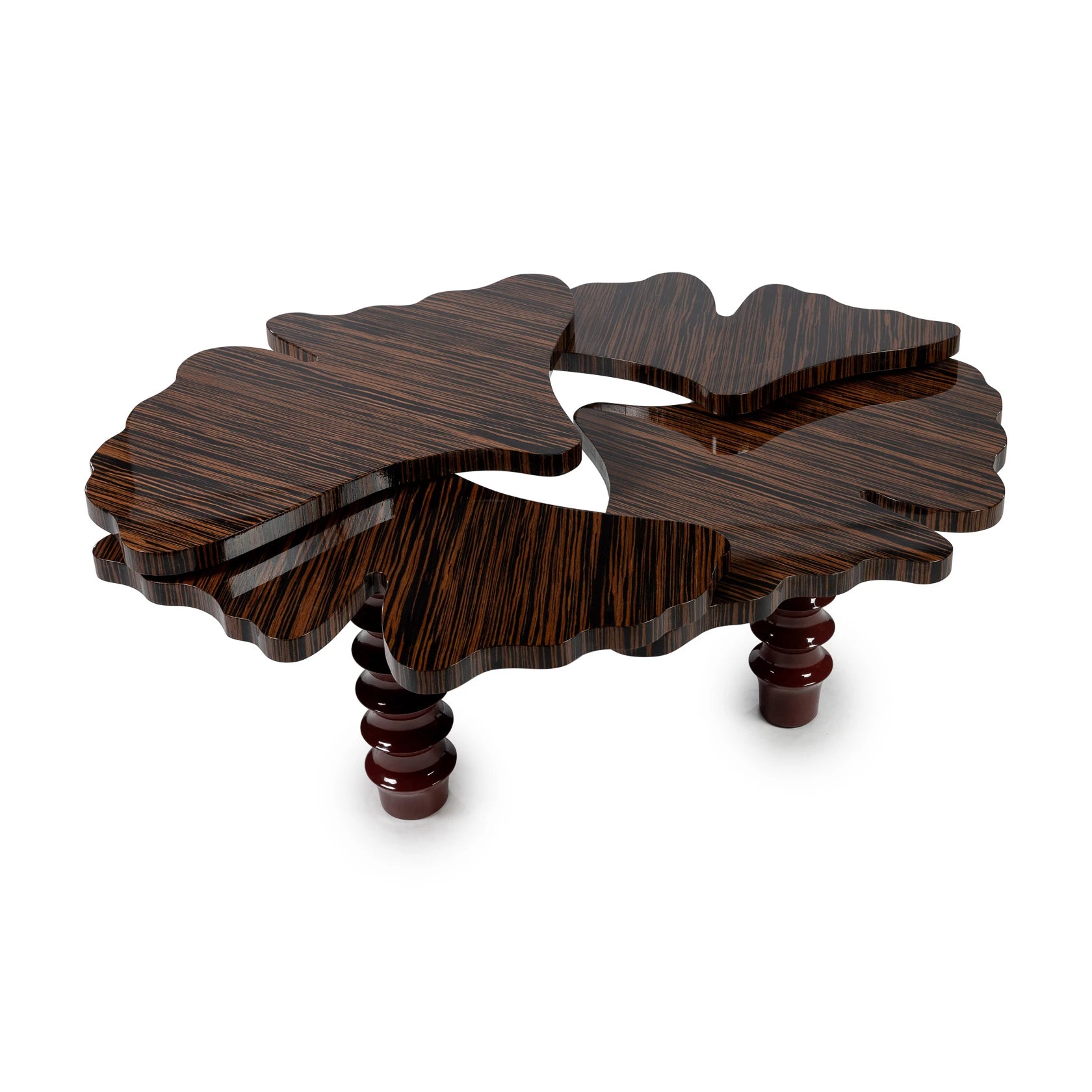 Ginkgo Coffee Table - Ebony — close-up