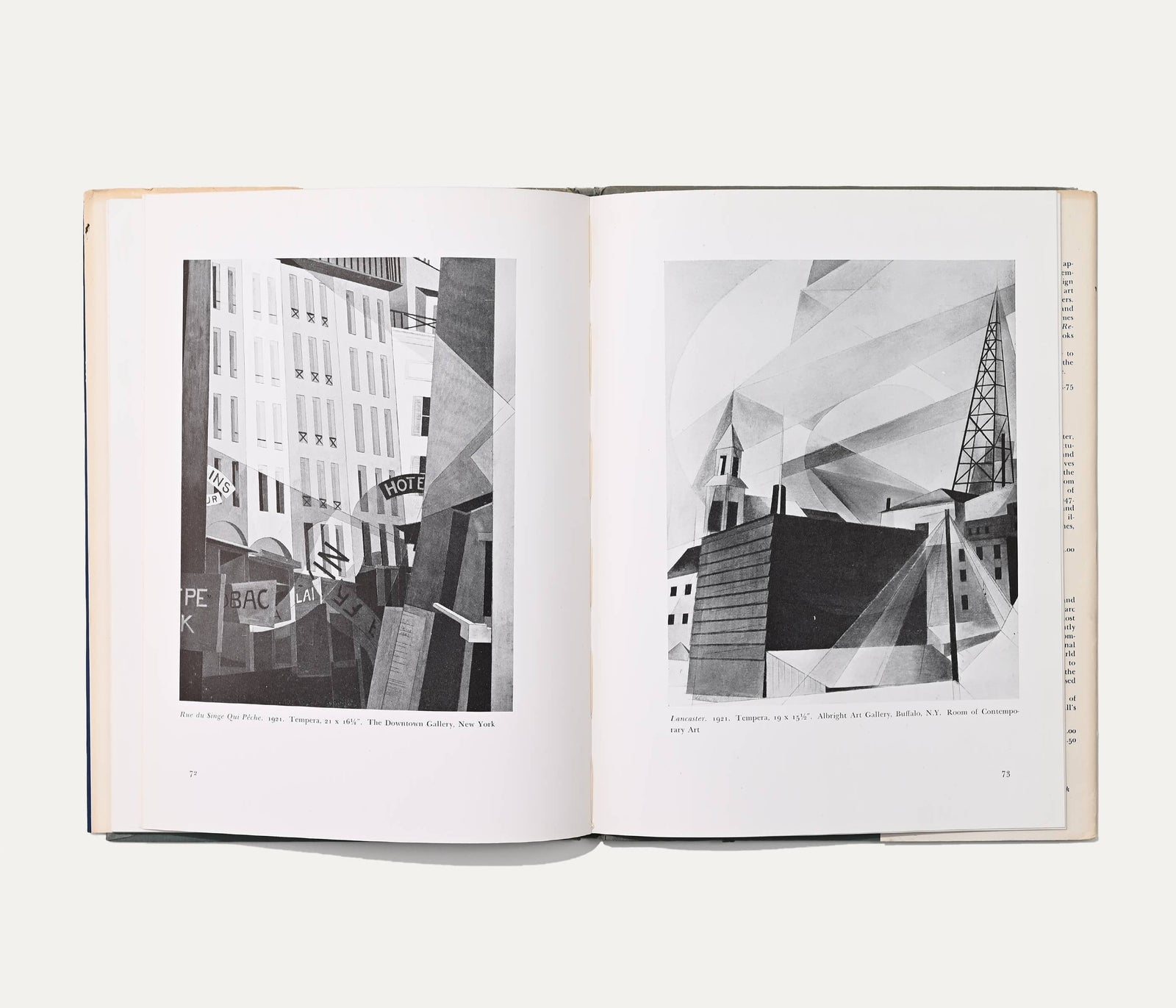 Charles Demuth, MoMa, 1950 Art Book — close-up