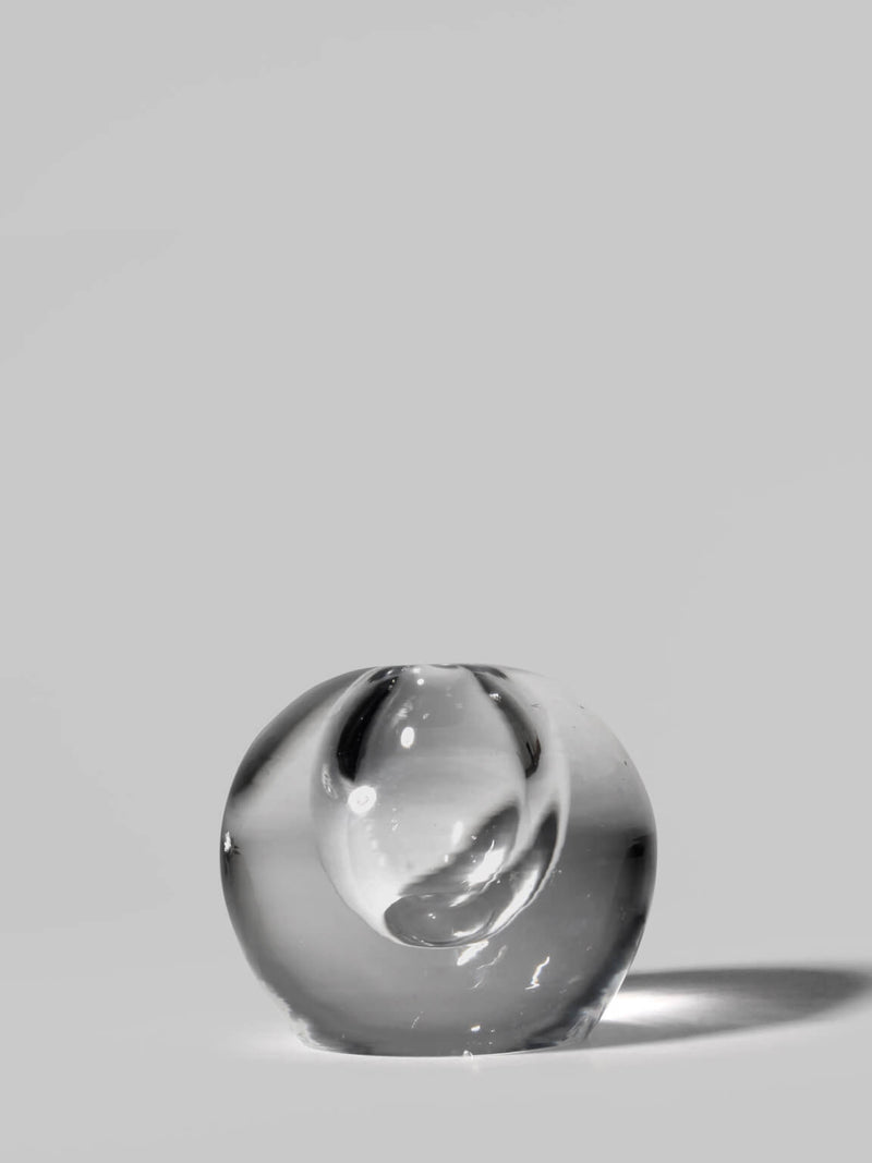 Timo Sarpaneva Full Lead Crystal Teardrop Vase by Vintage Stories | The Oblist