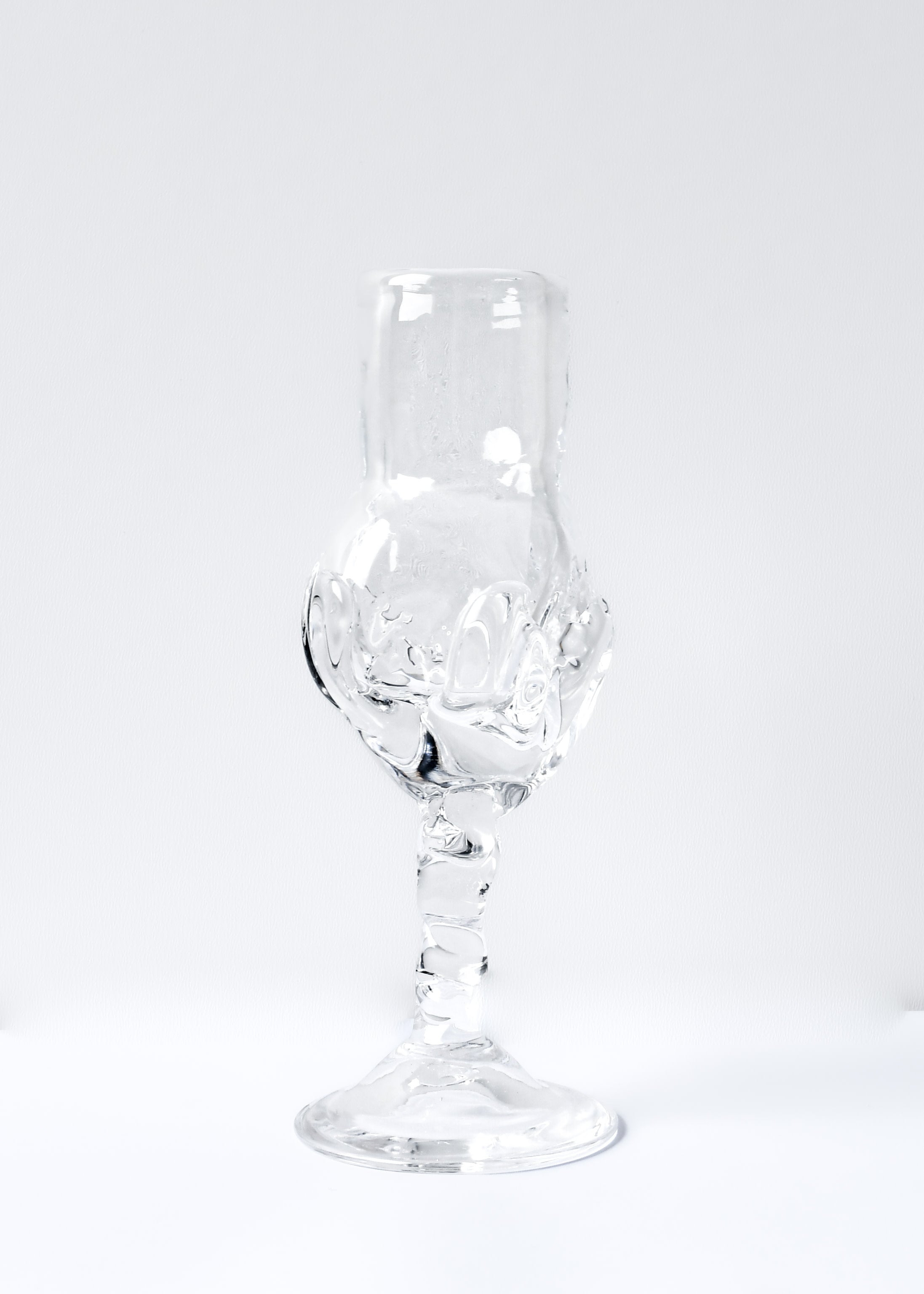 Hand-blown Grappa Glass — detail view