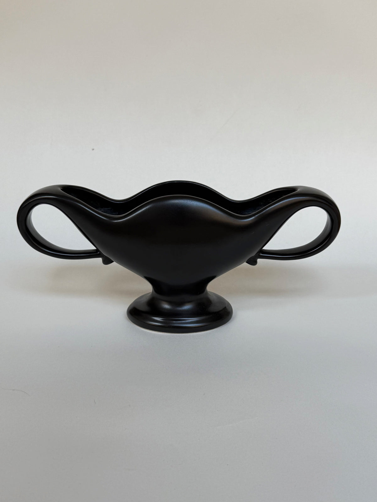 Vintage Fulham Pottery Mantle Vase, circa 1950s — detail view
