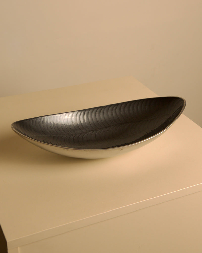 "Galassia" storage compartment in gray aluminum by Brandani 80's by Treaptyque | The Oblist