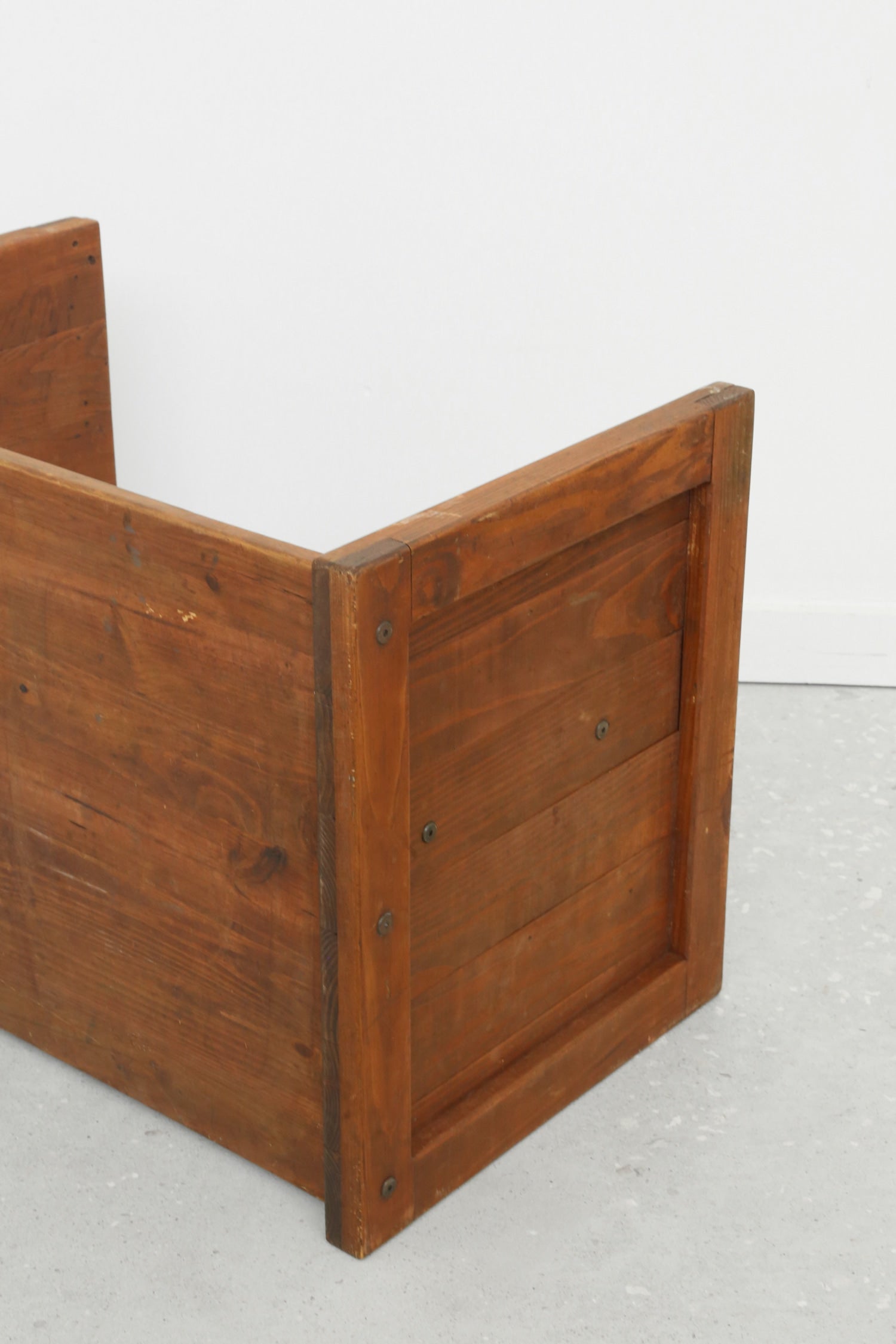 Primitive Pine Bench — alternate view
