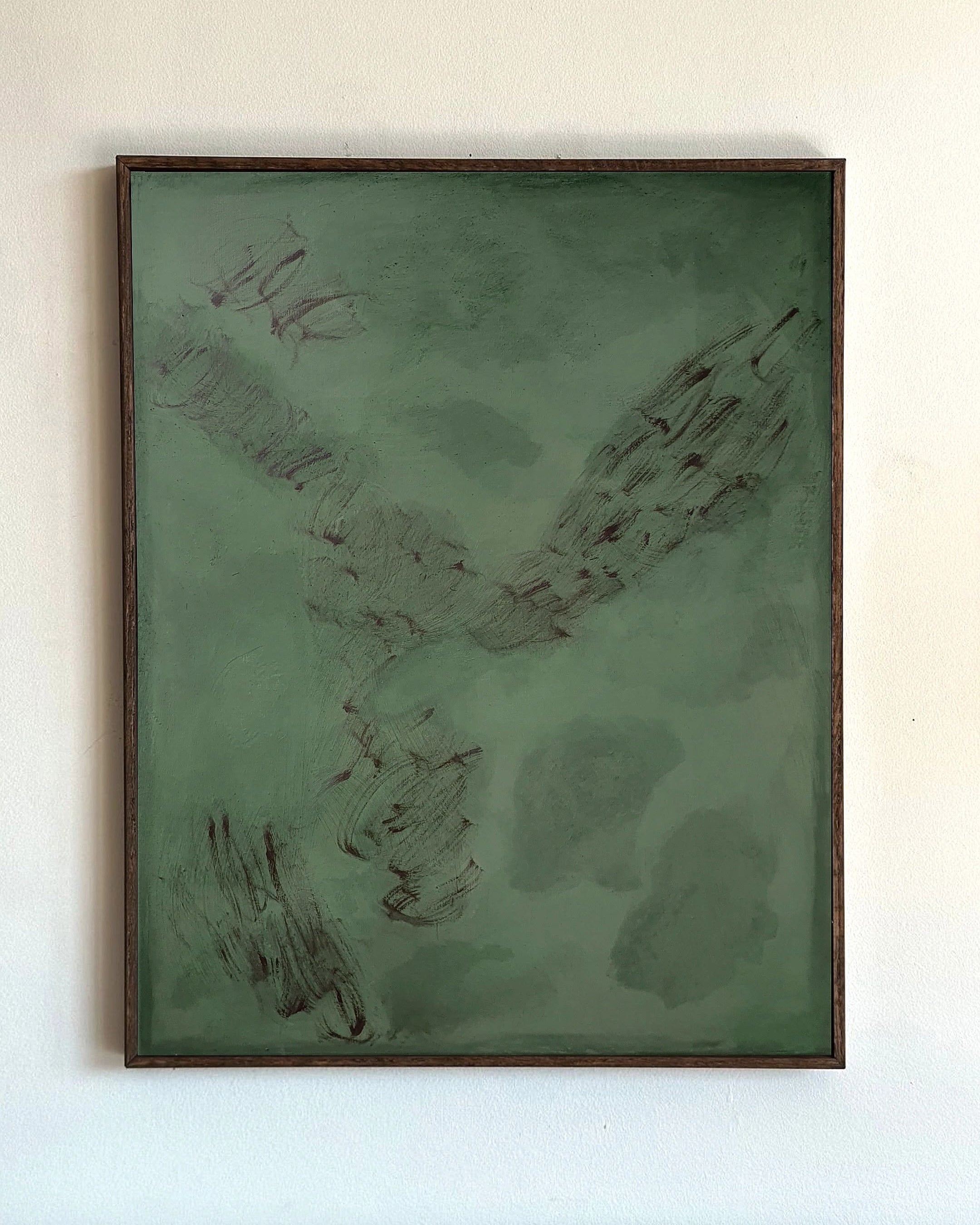 'Copenhague vert/velvet' painting by Yeliza Gevorgyan | The Oblist